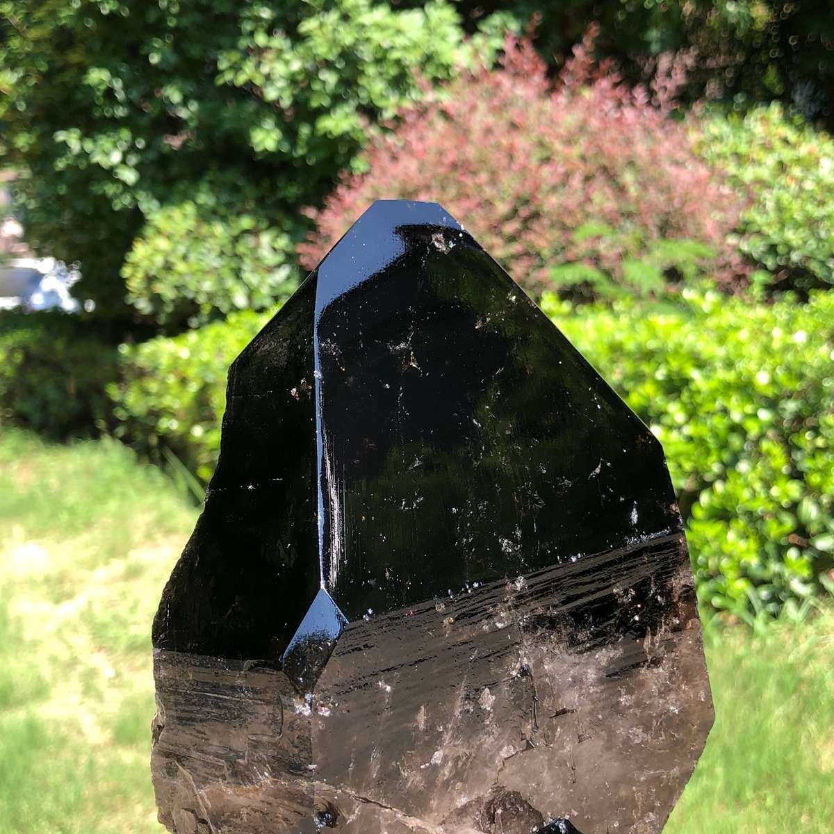 3100g Natural tea crystal specimen + pedestal MH1761