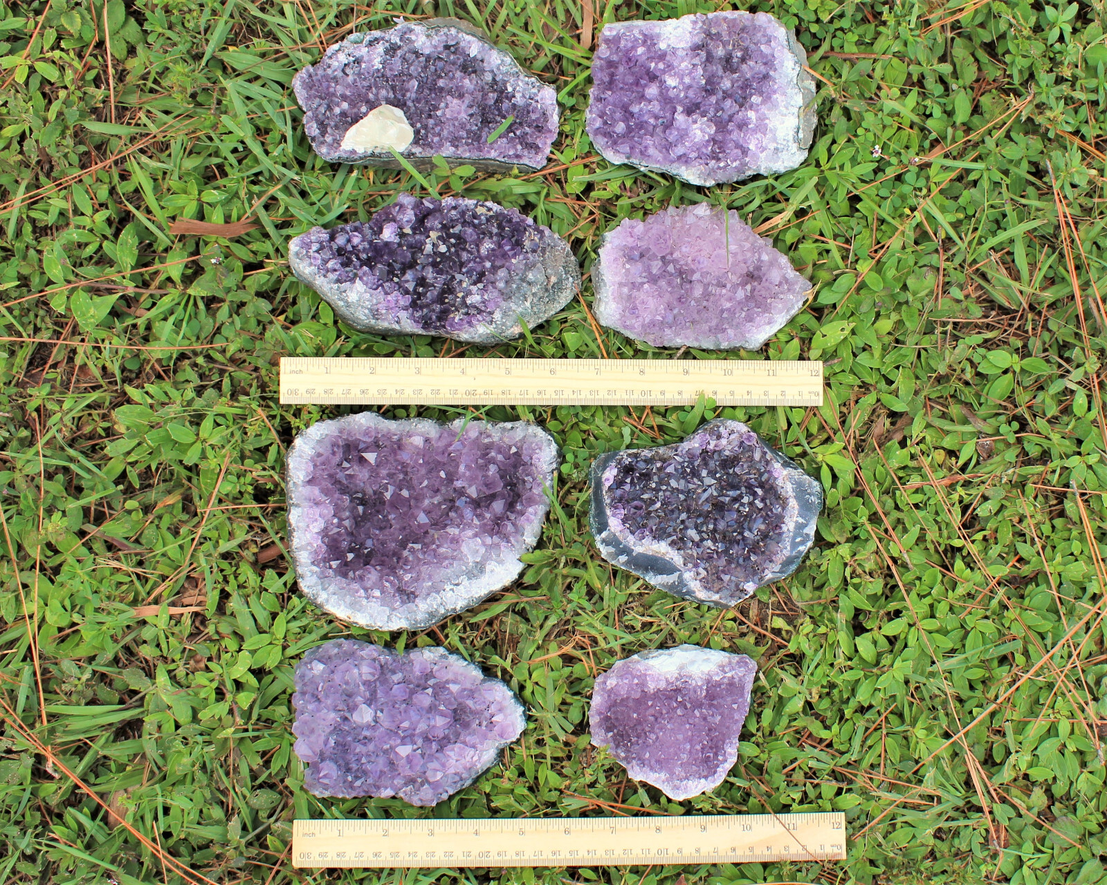 Clearance Amethyst Crystal Clusters – Natural ‘B’ Grade Cluster Druze Specimens