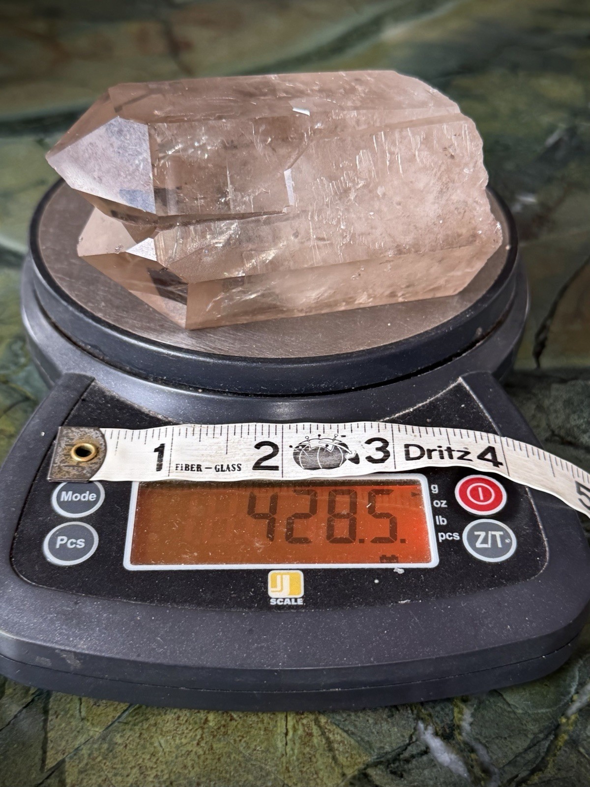 Twin Quartz Crystal Natural Smoky Quartz Rainbow Quartz Crystal Twin Quartz
