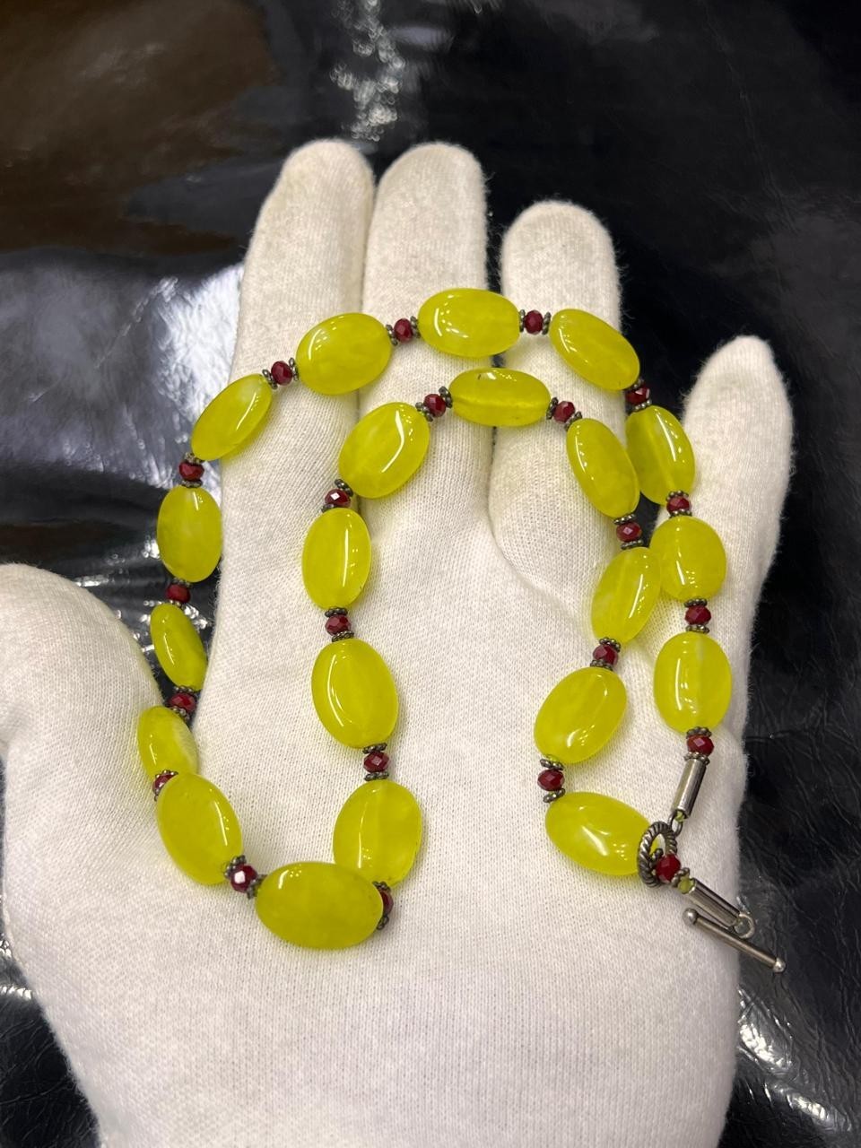 Serpentine Necklace Top Quality Handmade Jewelry AAA