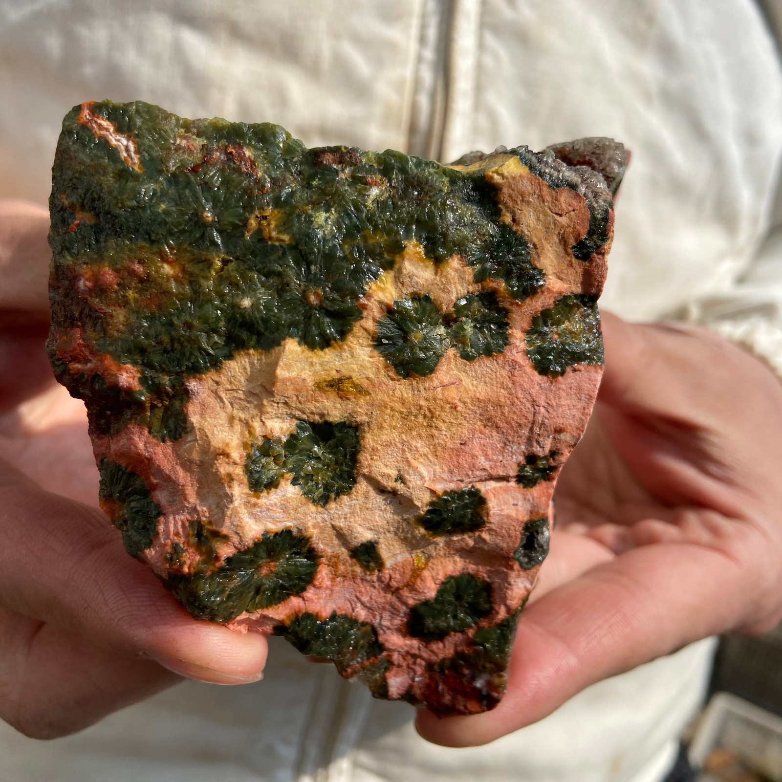 0.9lb Natural colourful ocean jasper raw stone crystal rough mineral specimen