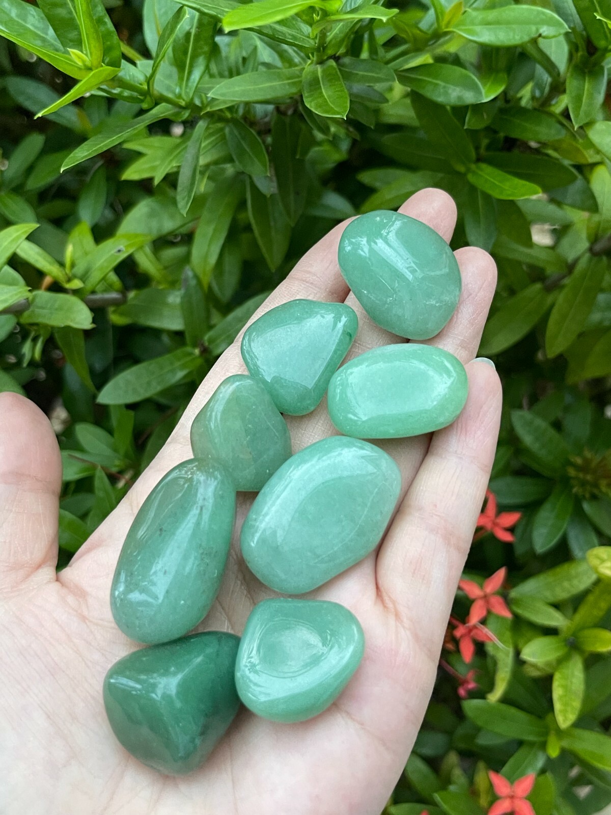 Green Aventurine Tumbled Stones, 0.75″-1.25″ Tumbled Green Aventurine, Bulk Lots