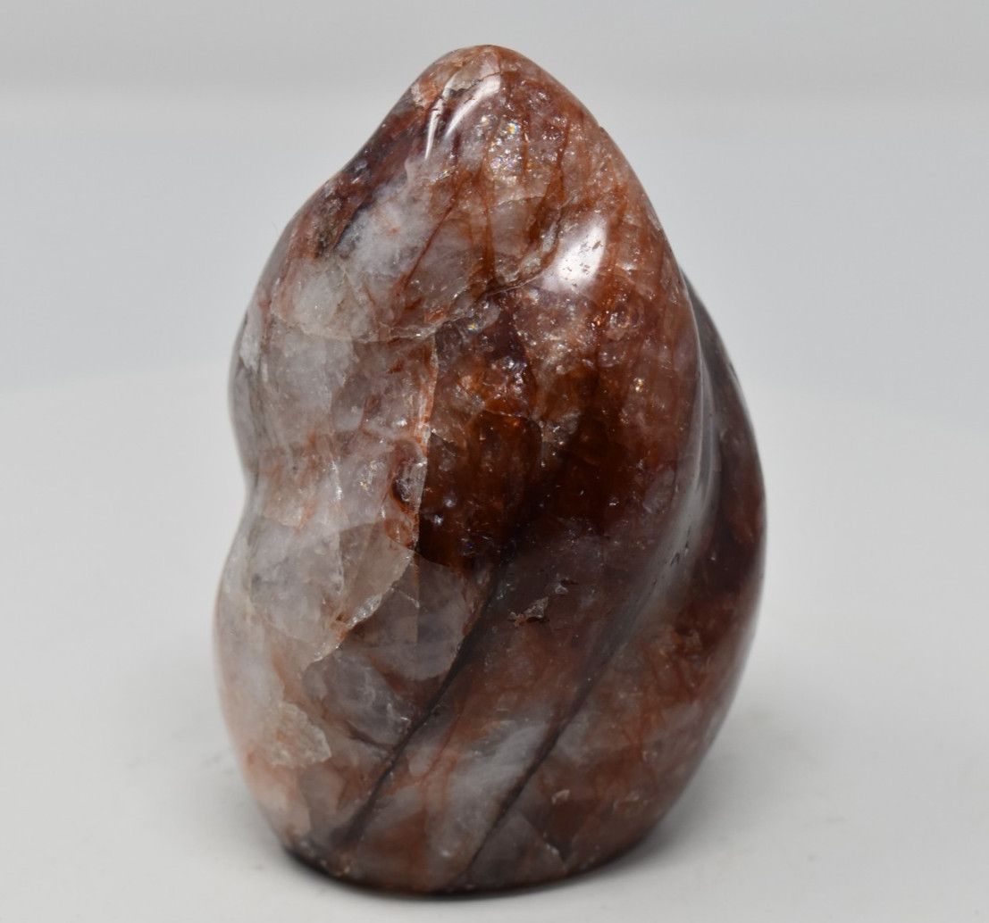 Hematoid Quartz Flame Stone 108 mm tall 1 lb 7.8 oz