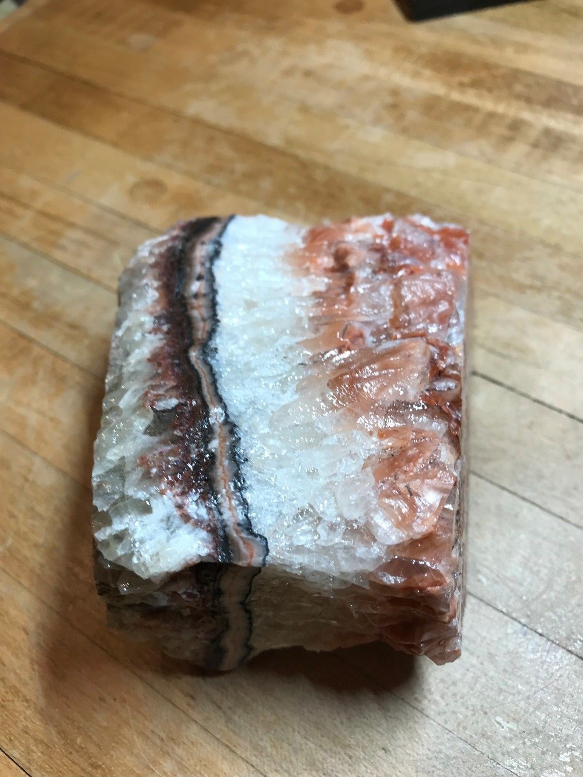 Multicolored Calcite Crystal Mineral Gemstone Medium Natural Rock Specimen 002