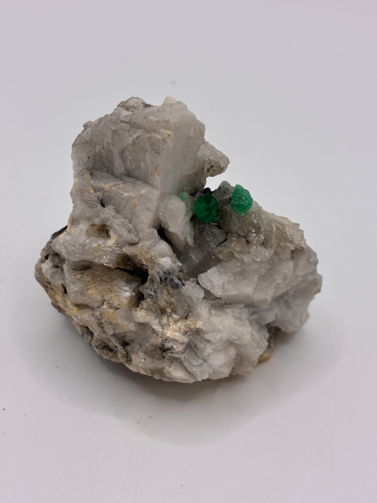 Rough Crystal Colombian Emerald Raw Matrix Collector Piece, Natural Not treament