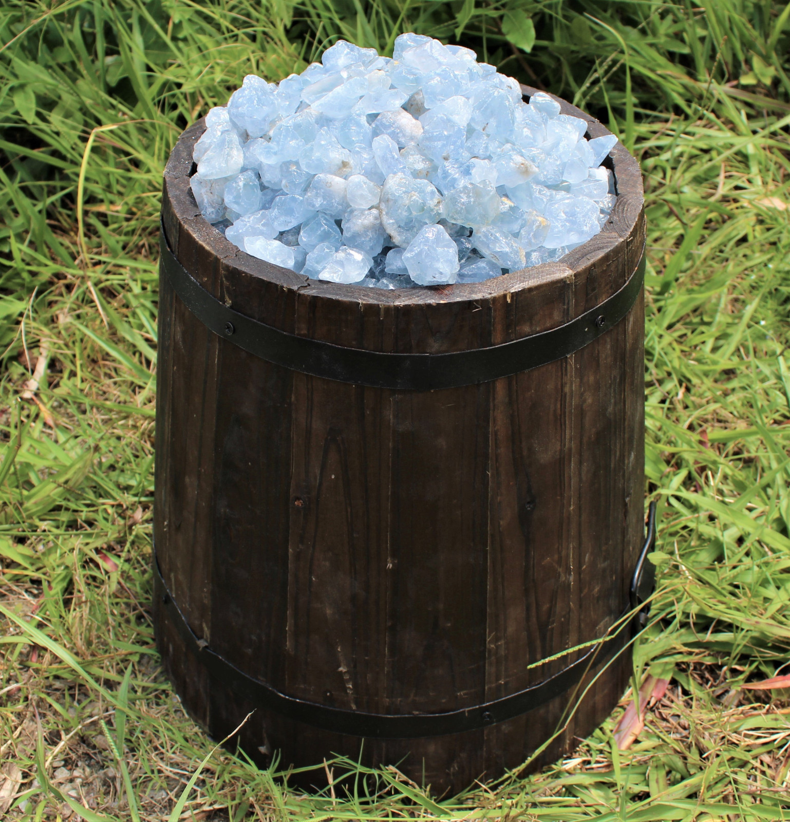1/2 lb Bulk Lot SMALL Rough Natural CELESTITE Chips (Crystal Gemstones, 8 oz)