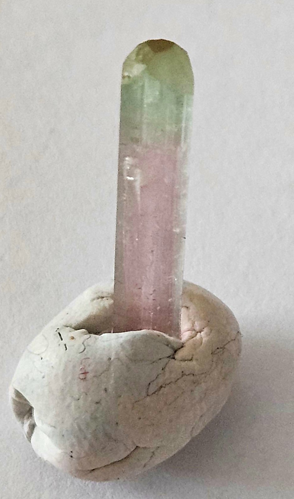 2 tone Tourmaline, Cryo-Genie Mine, San Diego, USA
