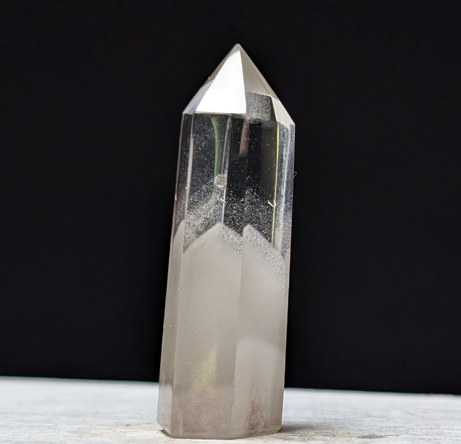 Clear Quartz Tower Phantom Mountain White Garden Crystal Gemstone Point Chakra