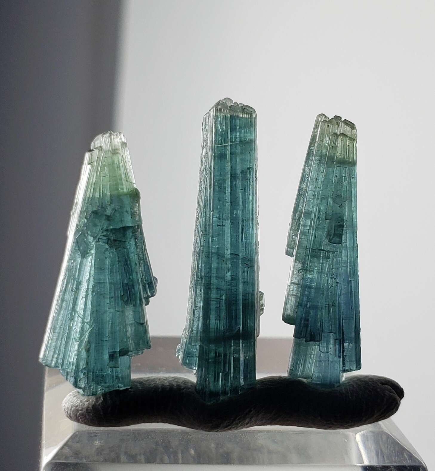 Bi Colour Tourmaline Spray Crystals From Afghanistan Peech Mine