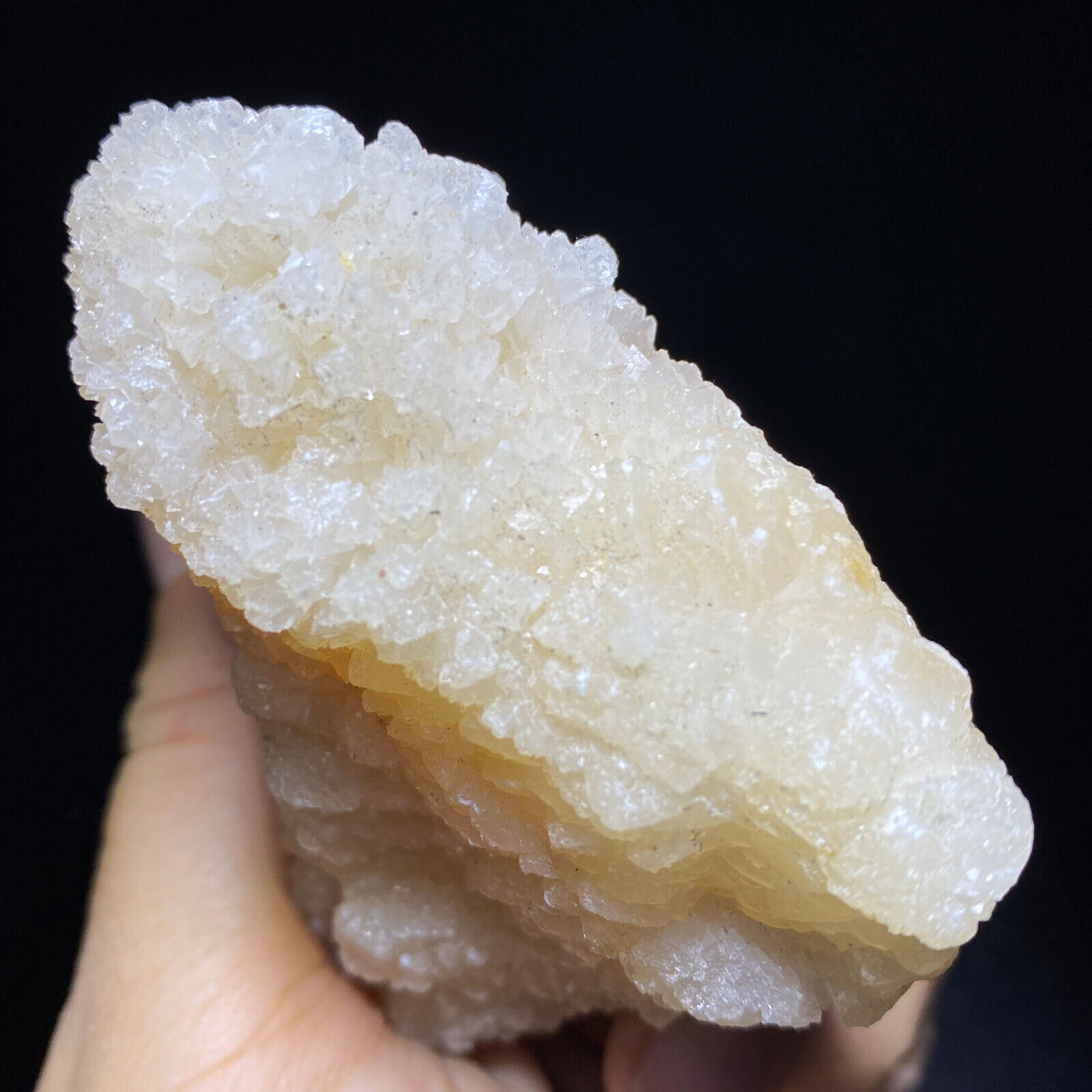 200g Beautiful Natural Yellow Triangle Calcite Crystal Cluster Mineral Specimen
