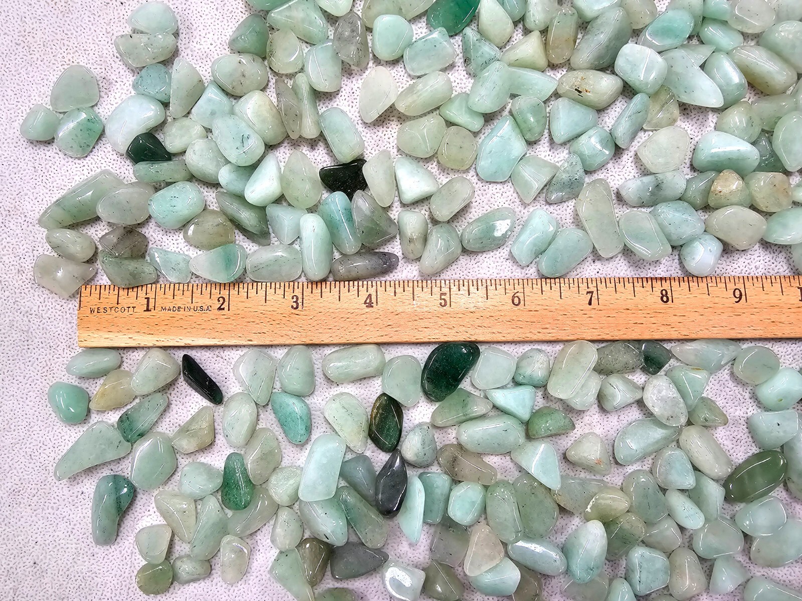 Mini Green Quartz Tumbled Aventurine Crystal Stones Natural Aquarium Crystal Gem