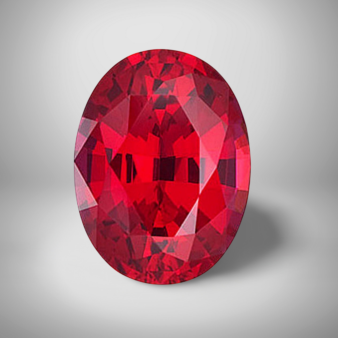 Ruby Oval Cut Gemstone 2 Cts – 10×8 mm Lustrous Loose Gem