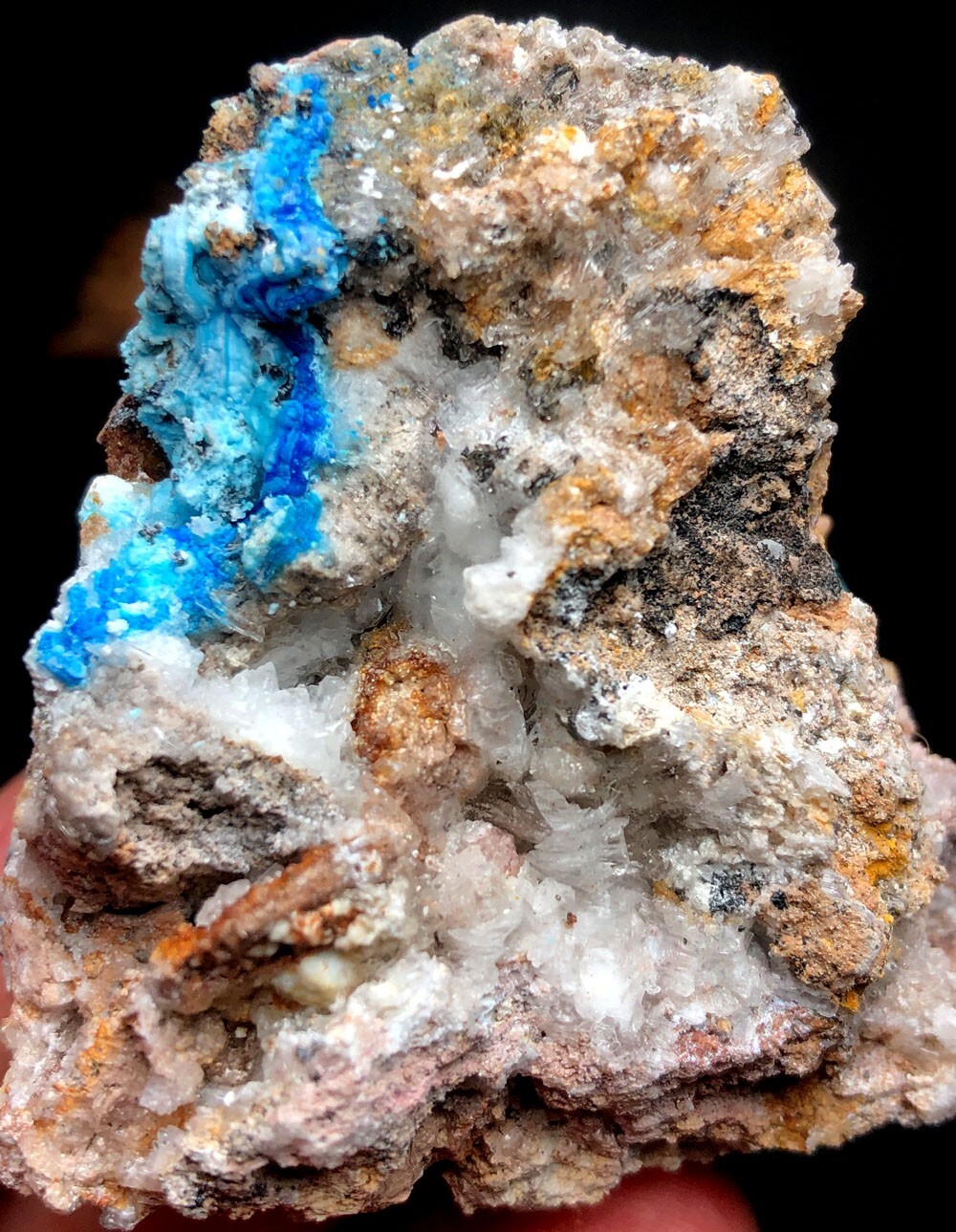 93g 1PCS NATURAL Blue Cyanotrichite CRYSTAL STONE MINERAL Specimen q473
