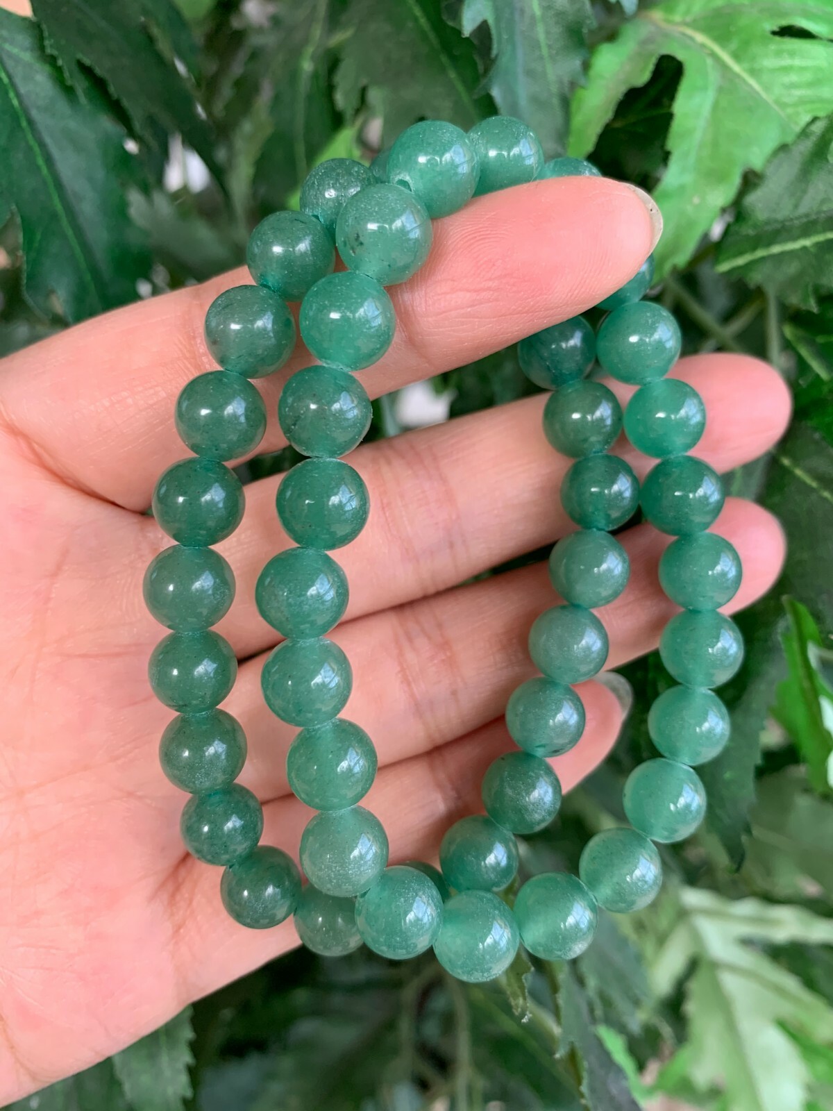 Grade A++ Green Aventurine Crystal Bead Bracelet 8mm, Green Aventurine Bracelet
