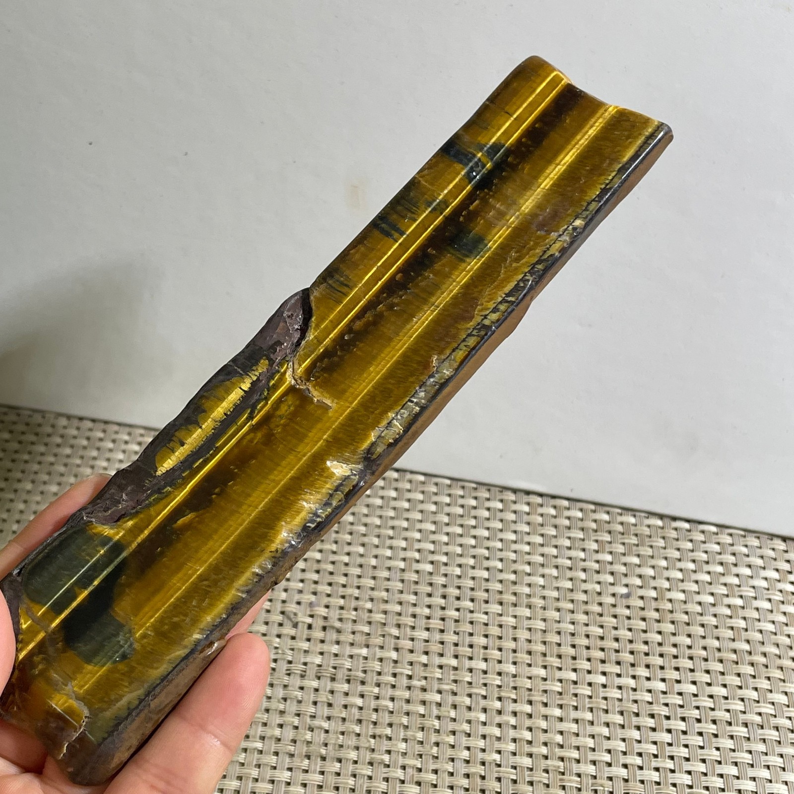 153g Natural tiger’s-eye Rough Raw Stone Rock Specimen Reiki healing