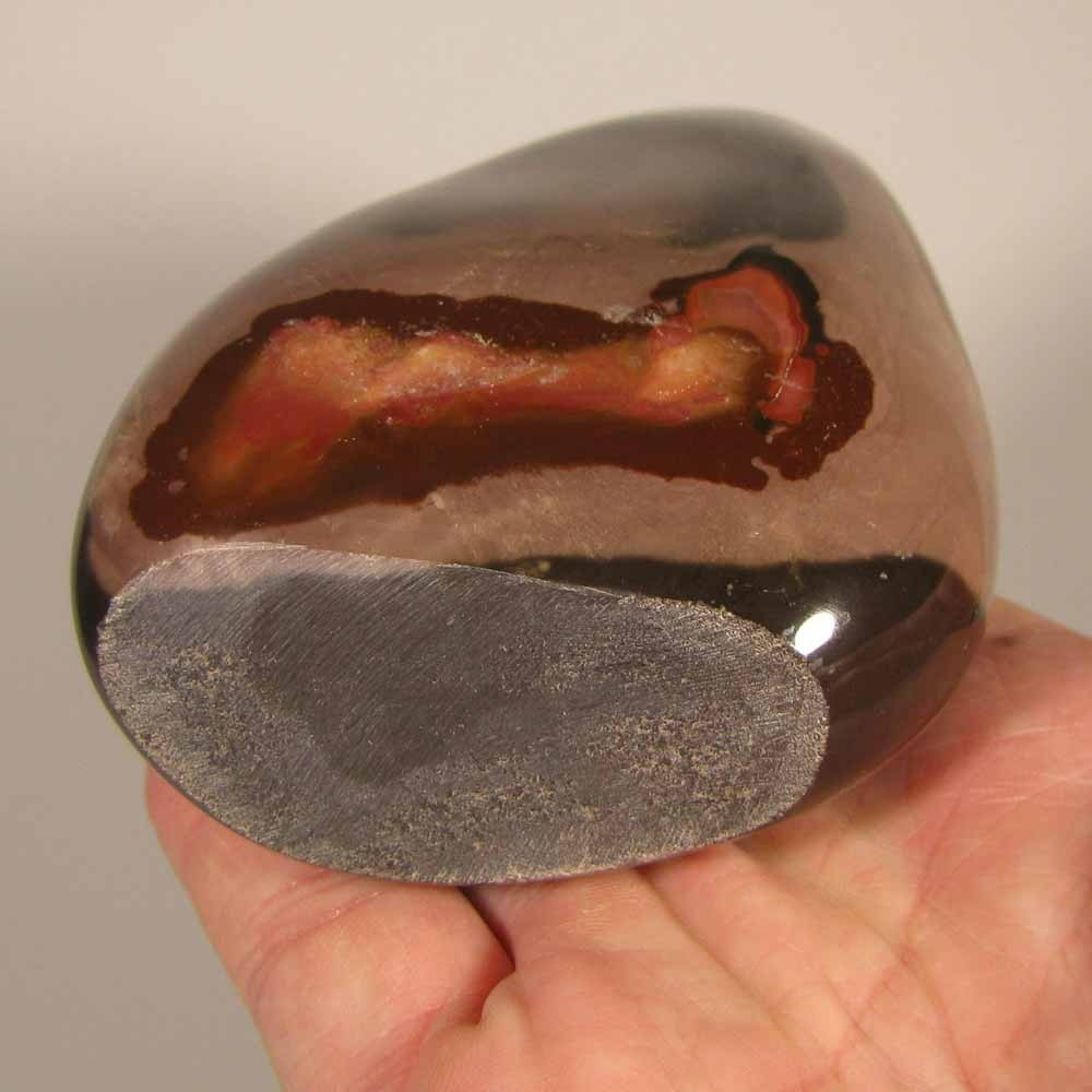 5.4″ POLYCHROME JASPER Gemstone Polished Freeform Standup – Madagascar – 1.6 lbs