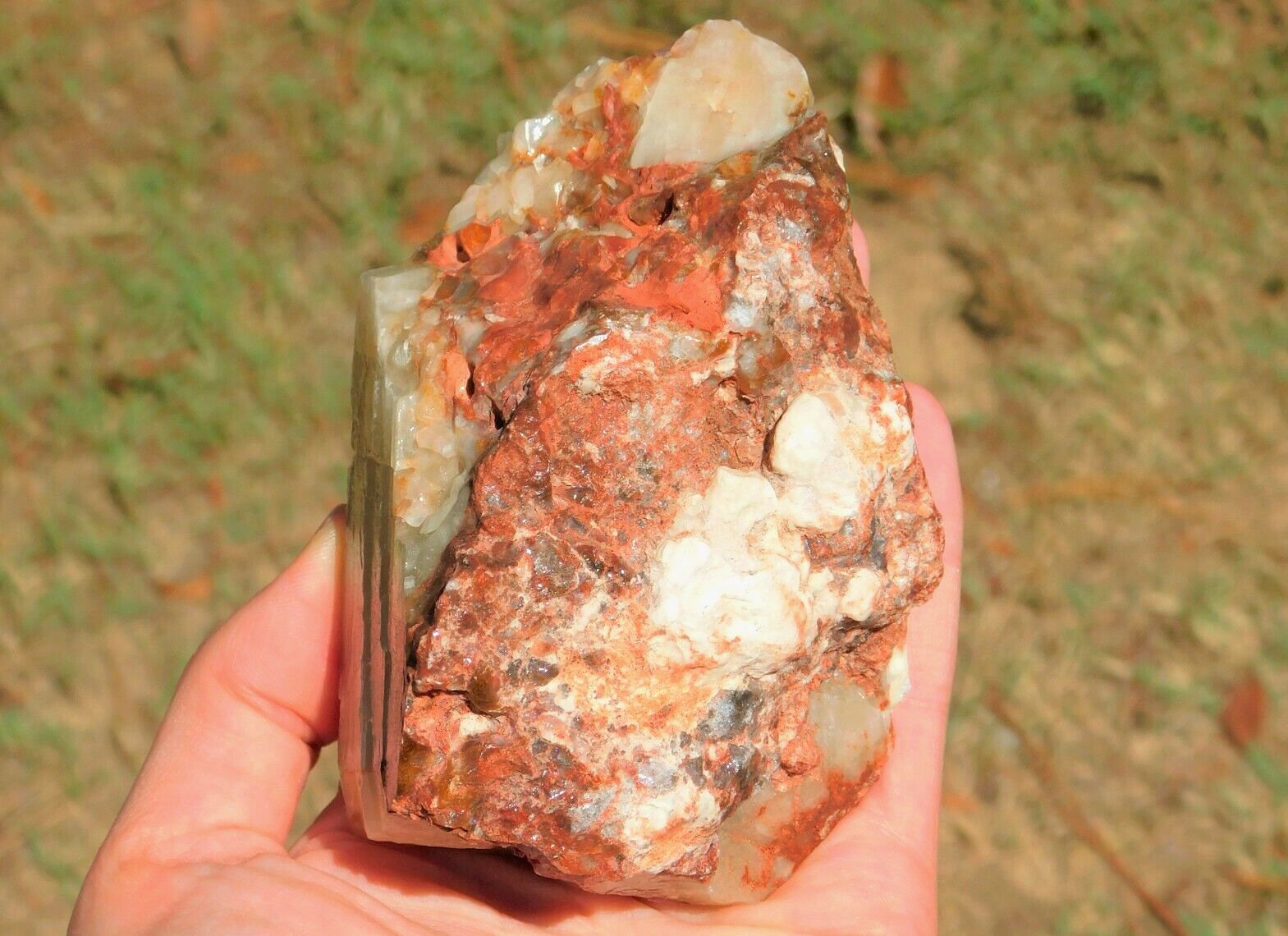 Calcite Natural Tri Color 466g Crystal Energy Healing Meditation Display