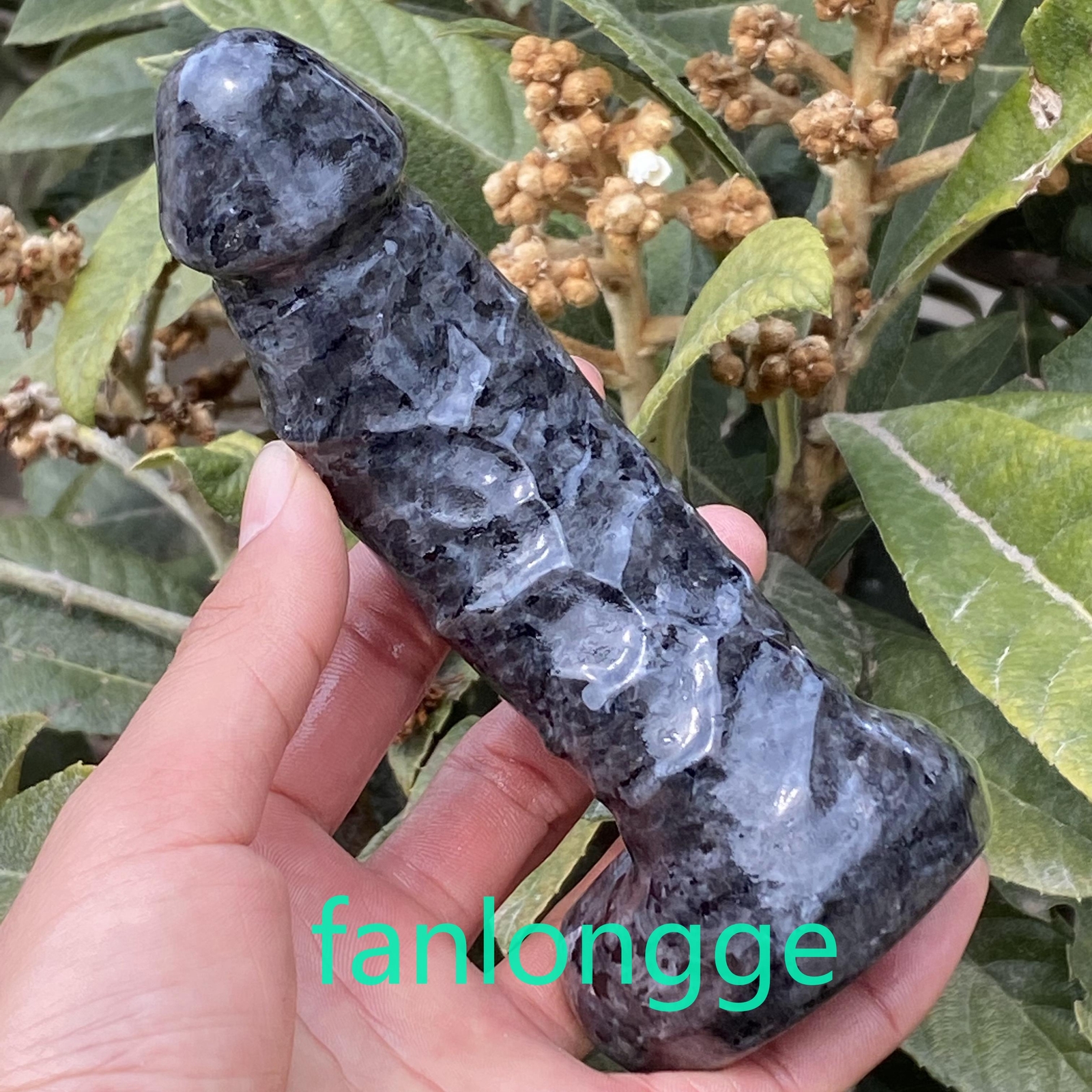 6″ Wholesale Natural specctrolite male penis Quartz Crystal Carved Figurines 1pc