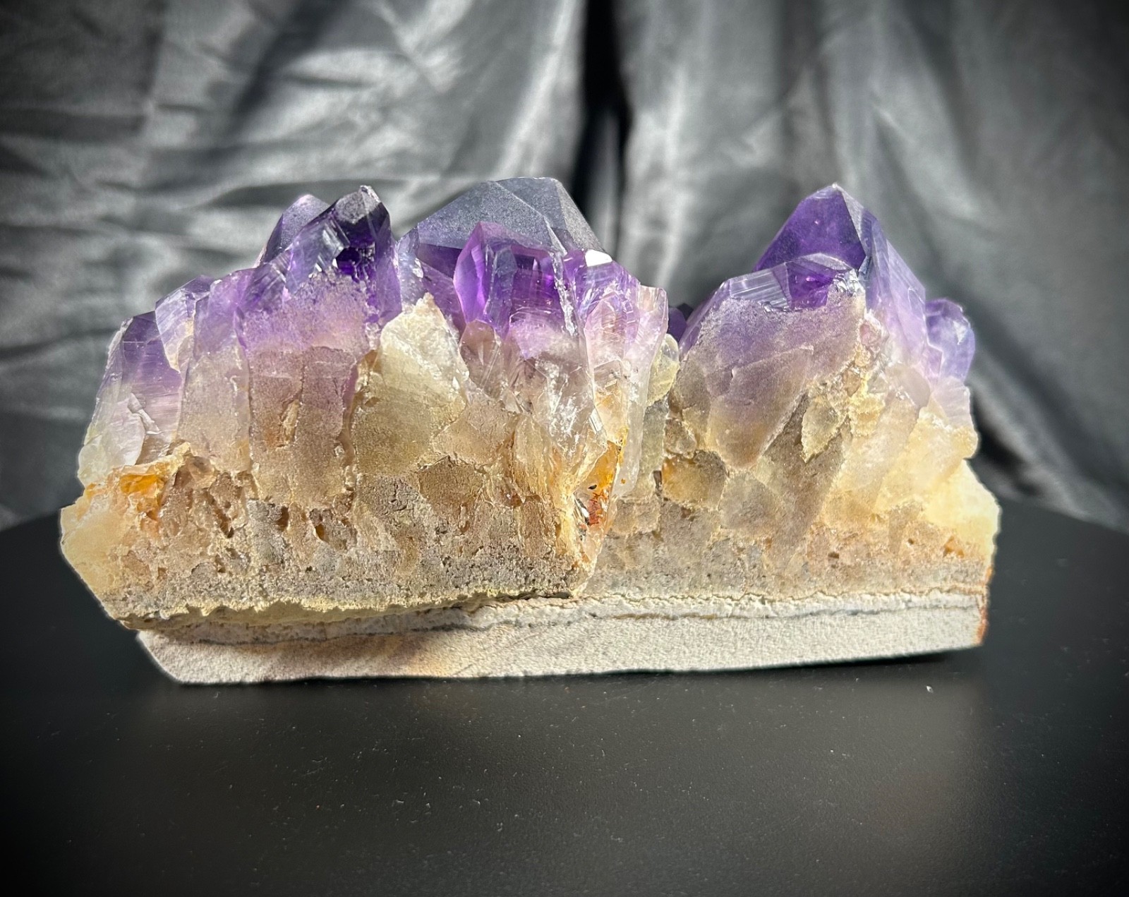 6.25″ Chunky Amethyst Cluster Specimen 2lb 3.8oz (1014 grams)