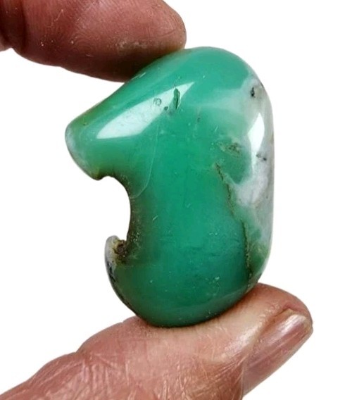 Chrysoprase Polished Stone Australia 20.5 grams