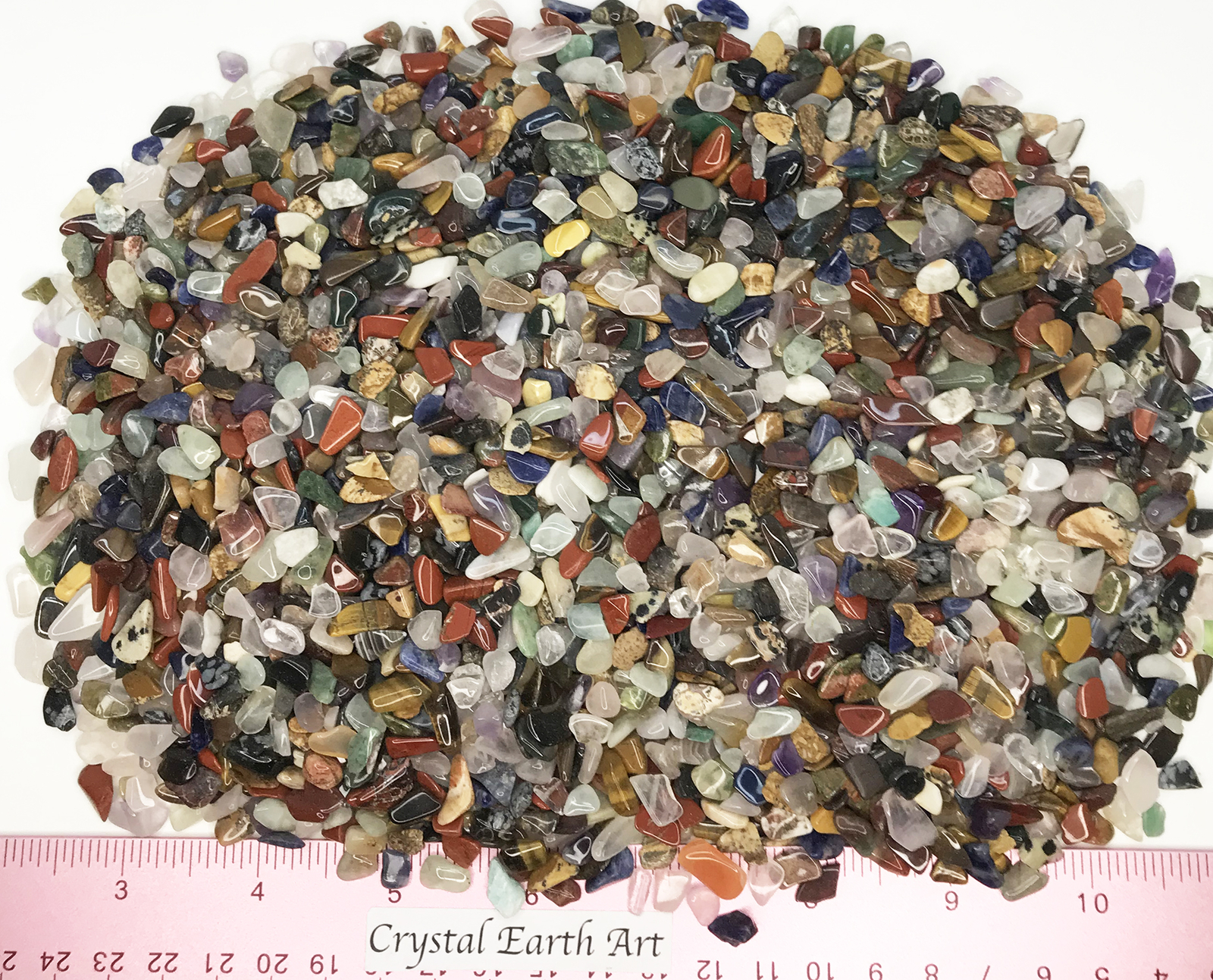 Gemstone Mix Natural African Polished Mini (5-7mm or 3/16-1/4″) 1 lb.
