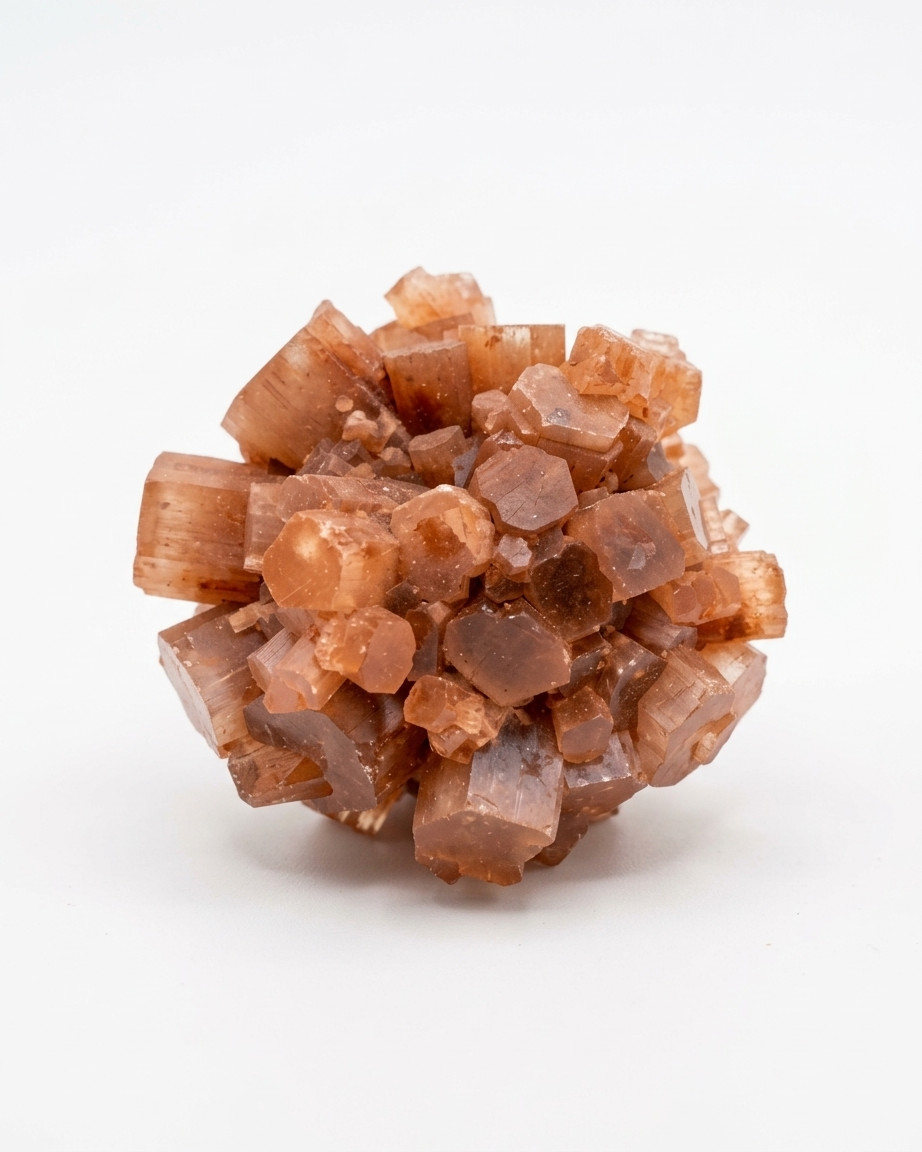 Raw Aragonite Star Cluster (0.5″ – 6″) Natural Red Aragonite Cluster Morocco
