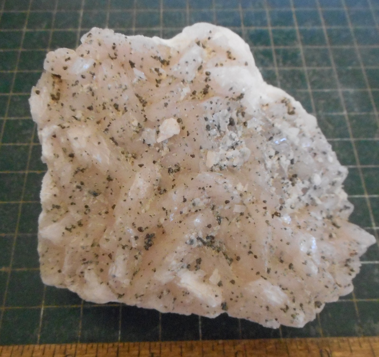 Pink Dolomite Crystals with Iron Pyrite on Matrix. Specimen 4.0″ . 1.15 Pounds