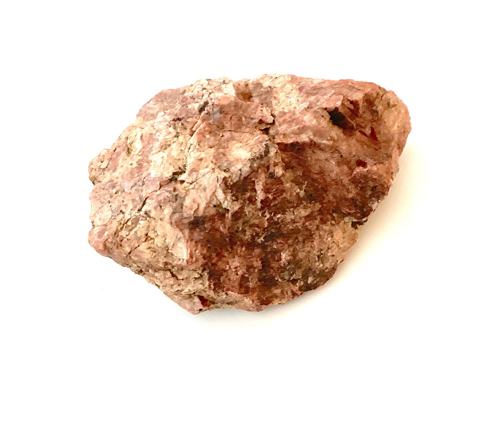 Pegmatite Specimen, Natural Raw Rock from New Mexico, Red Igneous Feldspar Mica