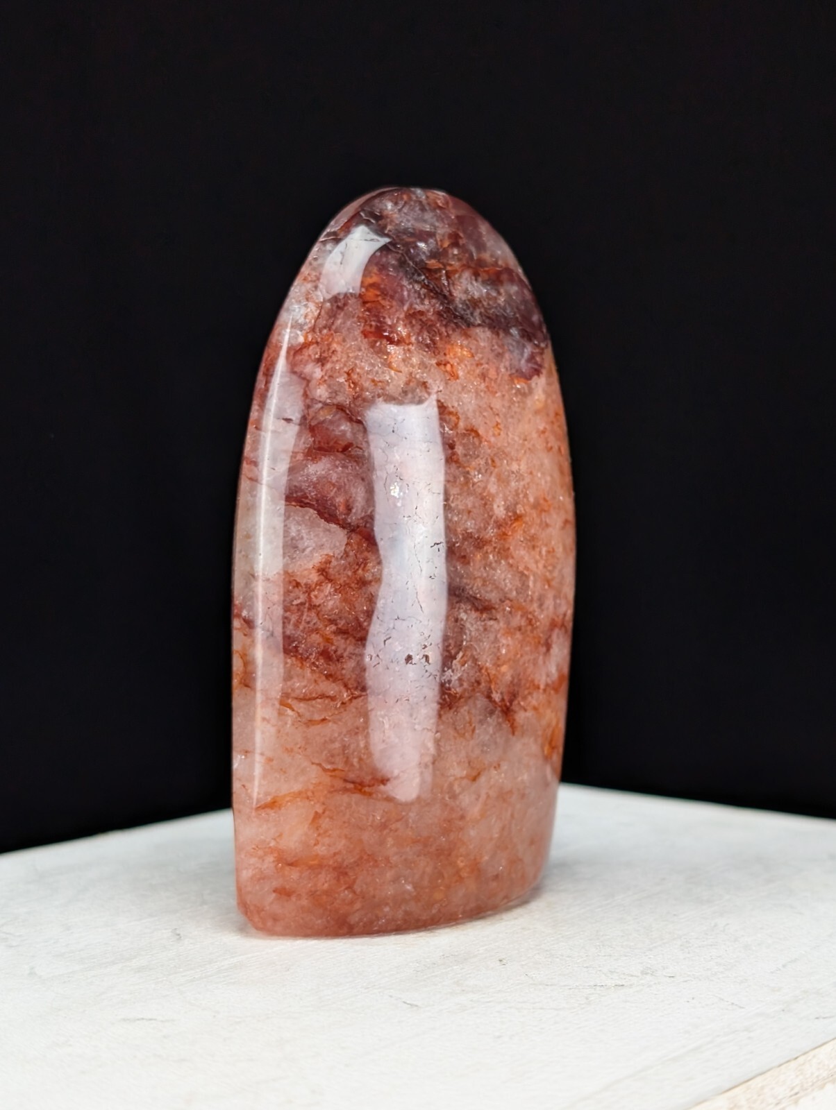 Fire Quartz Freeform Ornament Crystal Chakra Gemstone Free Form