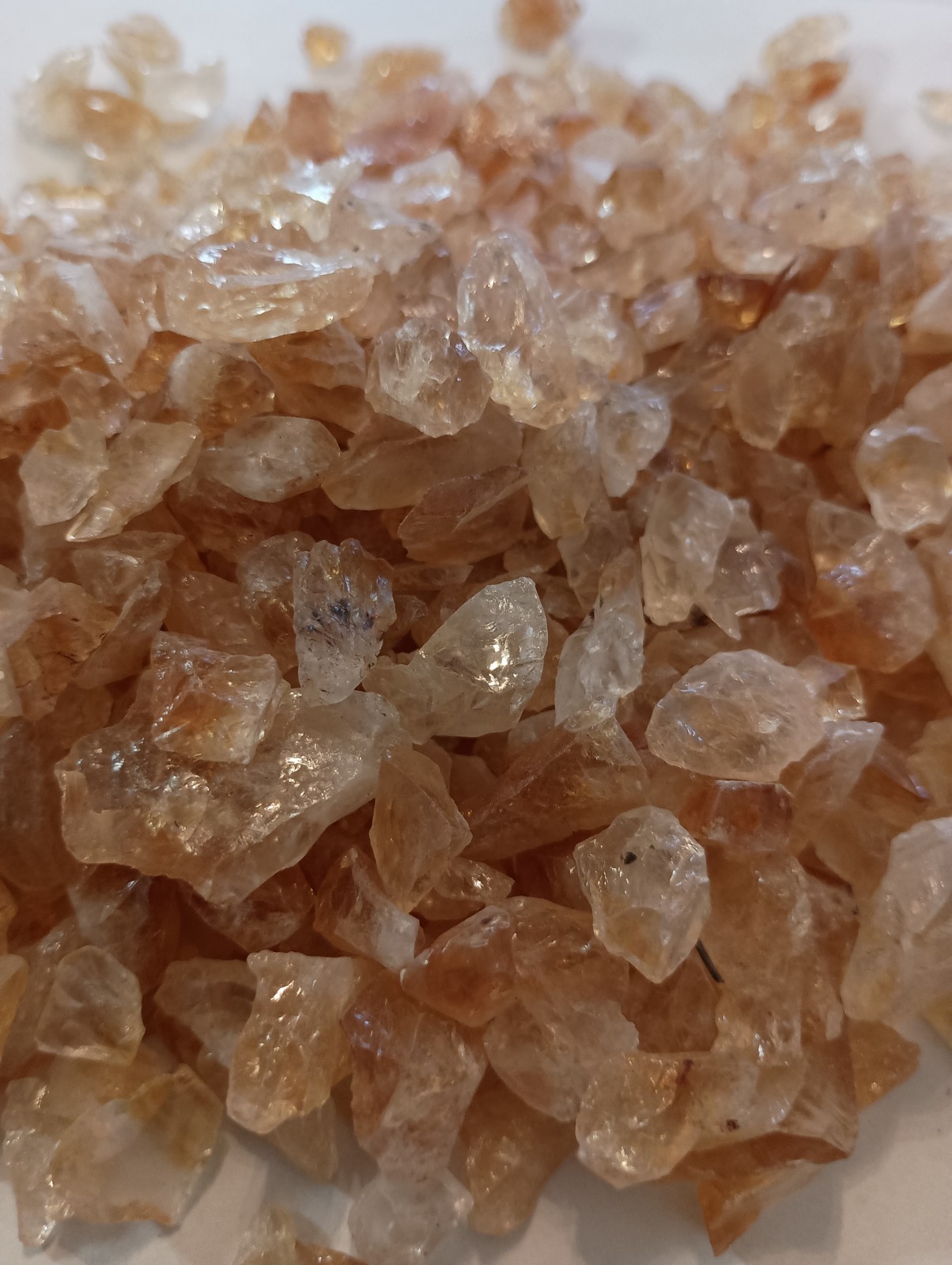 Citrine Rough Shards And Points 1/2 Pound