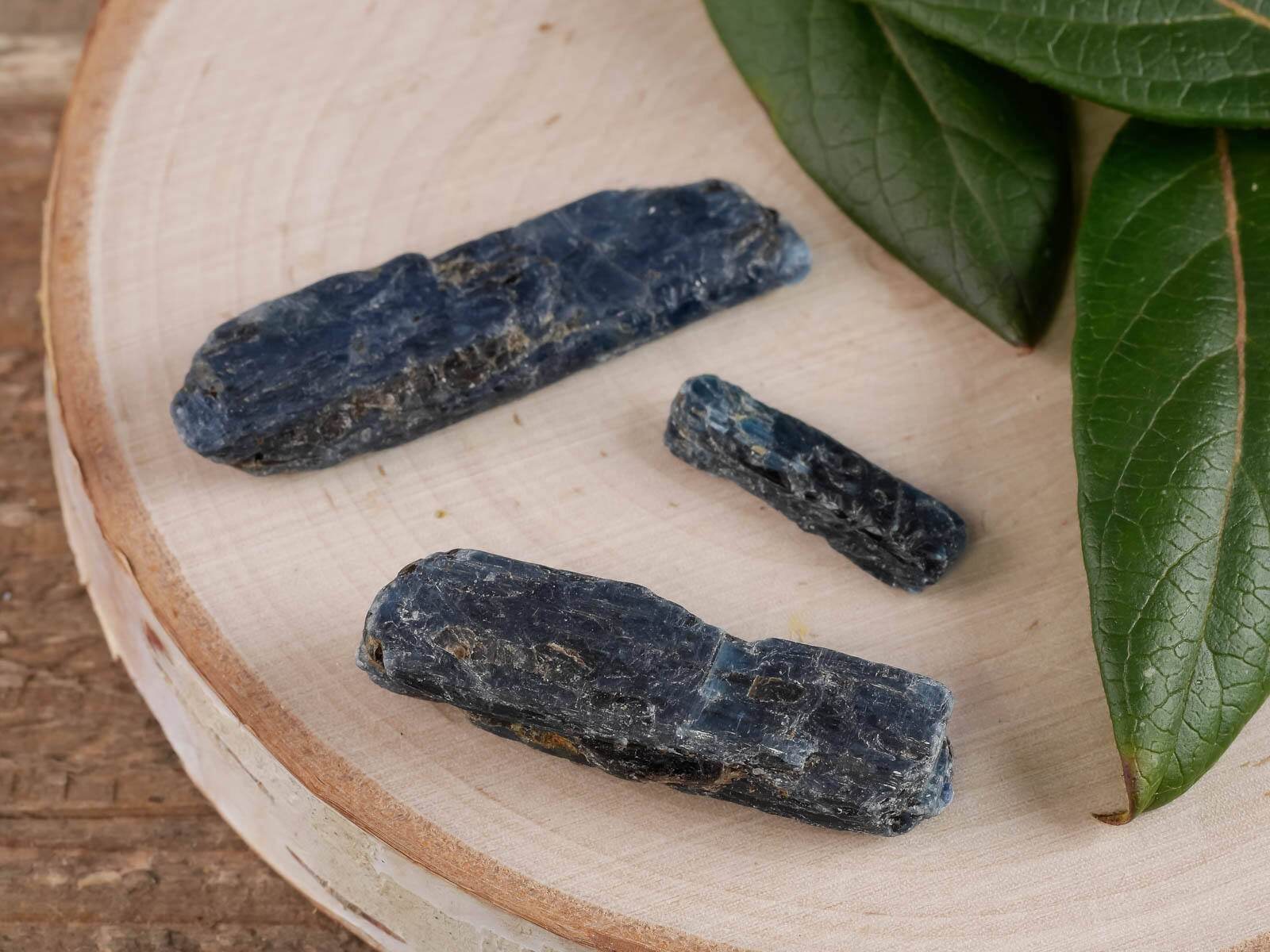 Gemmy Cobalt Blue Raw KYANITE Crystal Blades Gemstones for Jewelry Making, E0789