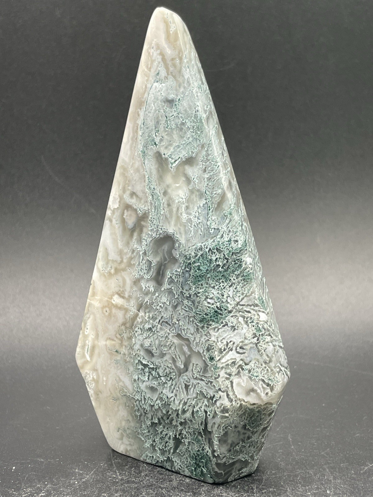 Moss Agate Teardrop 239g
