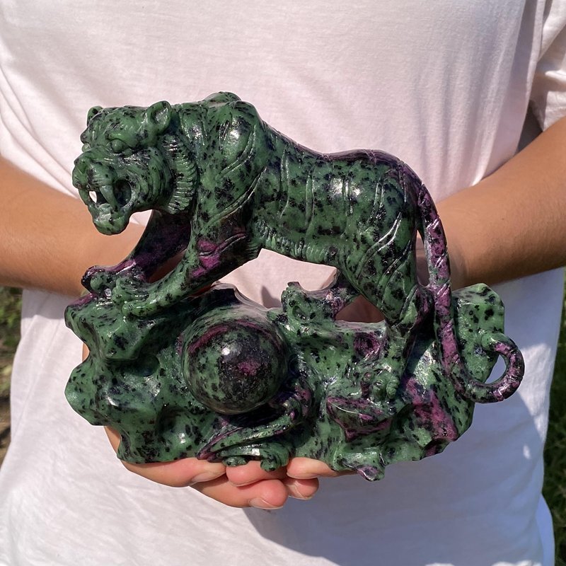 3.47LB Natural Zoisite Quartz Skull Carved Crystal Skull Healing Halloween Gift