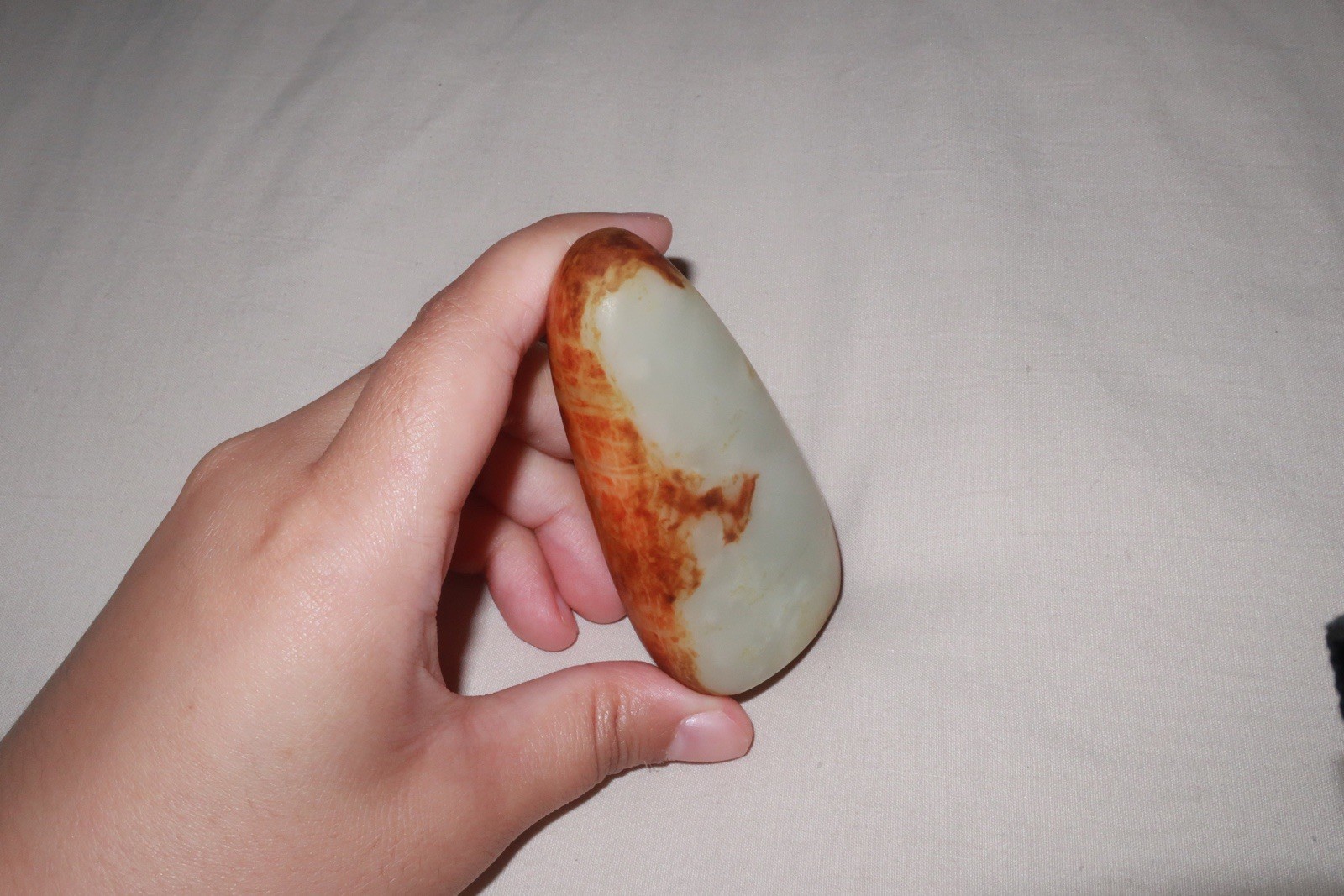 Natural Jade Stone White Hetian