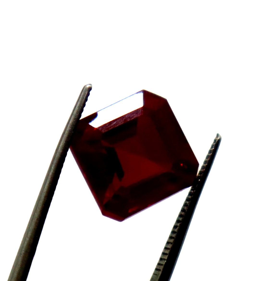 BURMA Pigeon Blood Red Ruby Certified Loose Gemstone Radiant Cut 10.25 CT