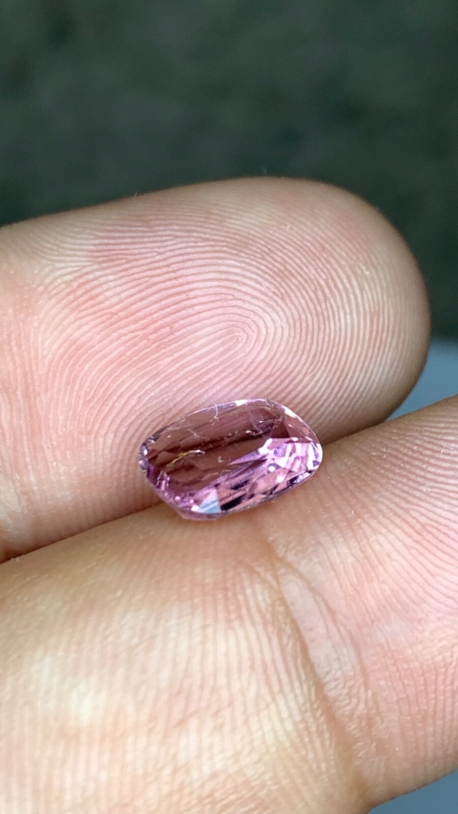 1.65 Ct Rare Natural Colour‑Change Gemstone – Pink to Golden Cut Stone from Afg