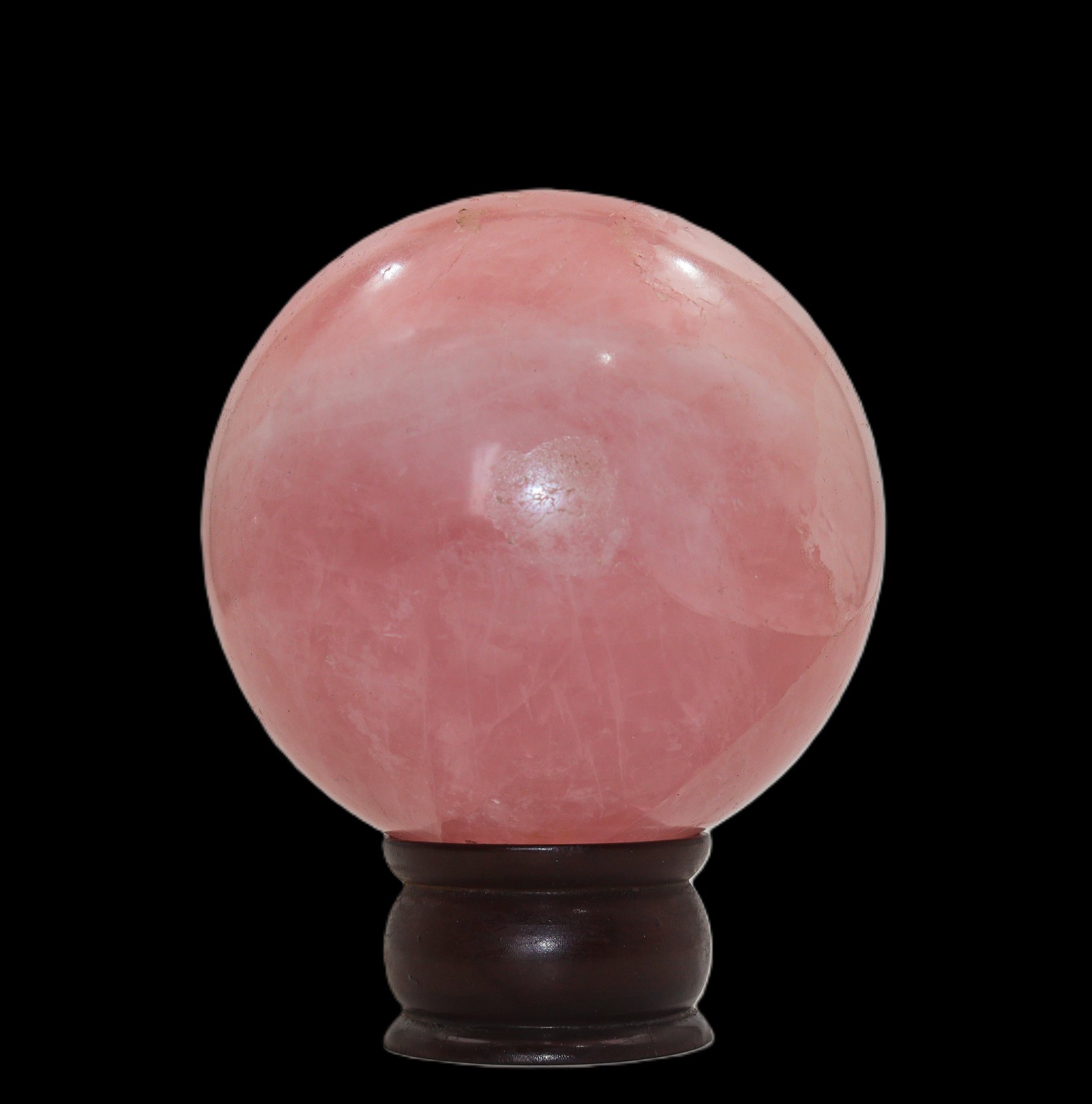 110mm Rose Quartz Sphere Pink Crystal Ball Reiki Healing Stone