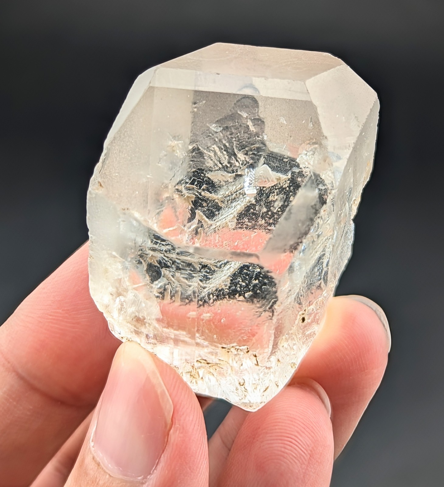 Topaz Crystal With Eye Clean Clarity, From Skardu Pakistan, 76 Grams