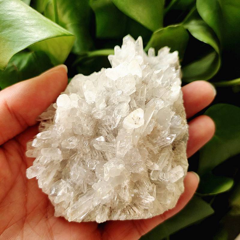 Large Natural Clear Quartz Crystal Cluster Mineral Stone Druzy Geode Specimen