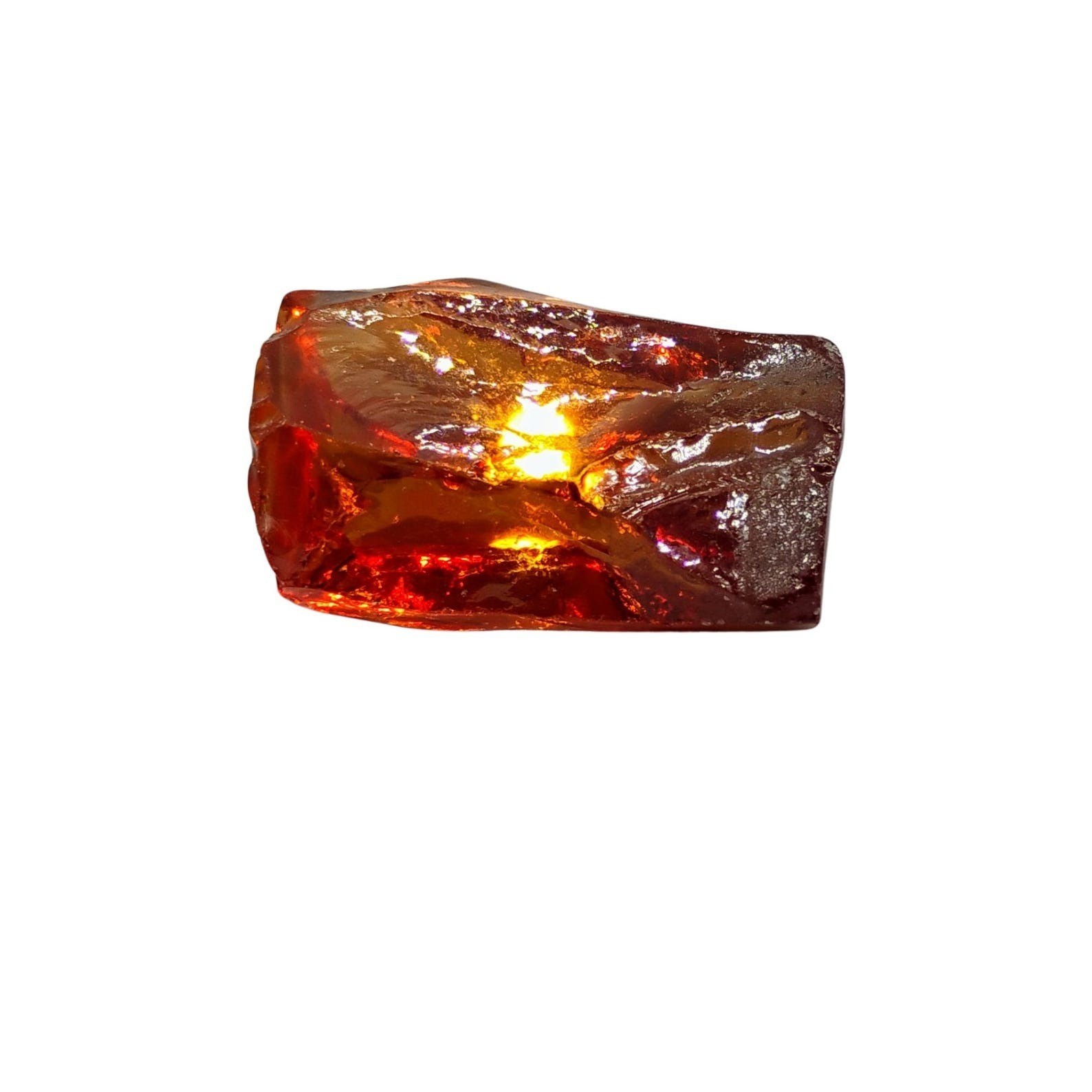 Natural Orange Zircon Rough 200–250 Ct Raw Gemstone AAA Premium Grade