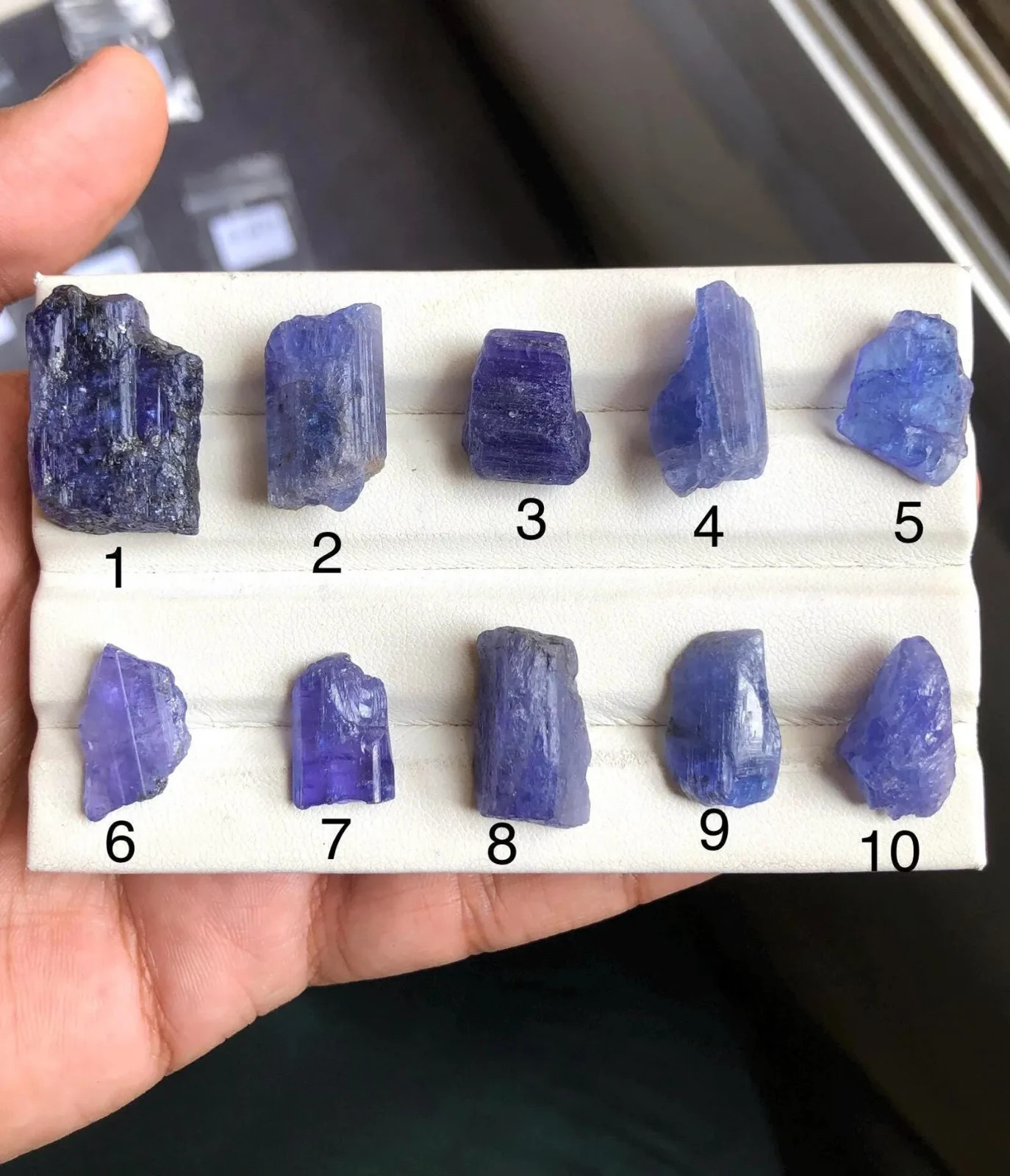 AAA Blue Tanzanite Rough, Natural Specimen Tanzanite Raw,Gemstone Minerals,Tz#41