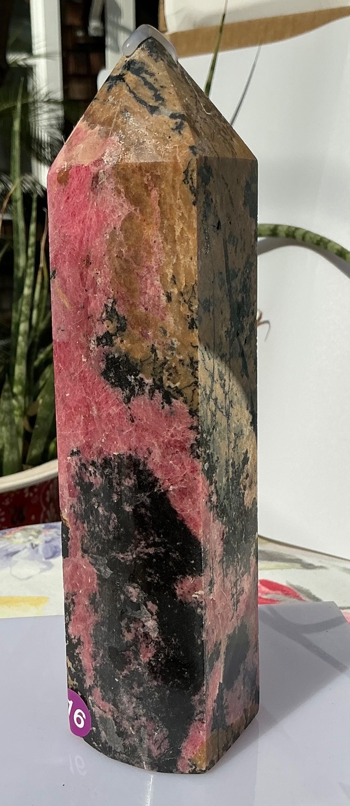 Beautiful Large Rhodonite Towers Healing Decor Gift Reiki