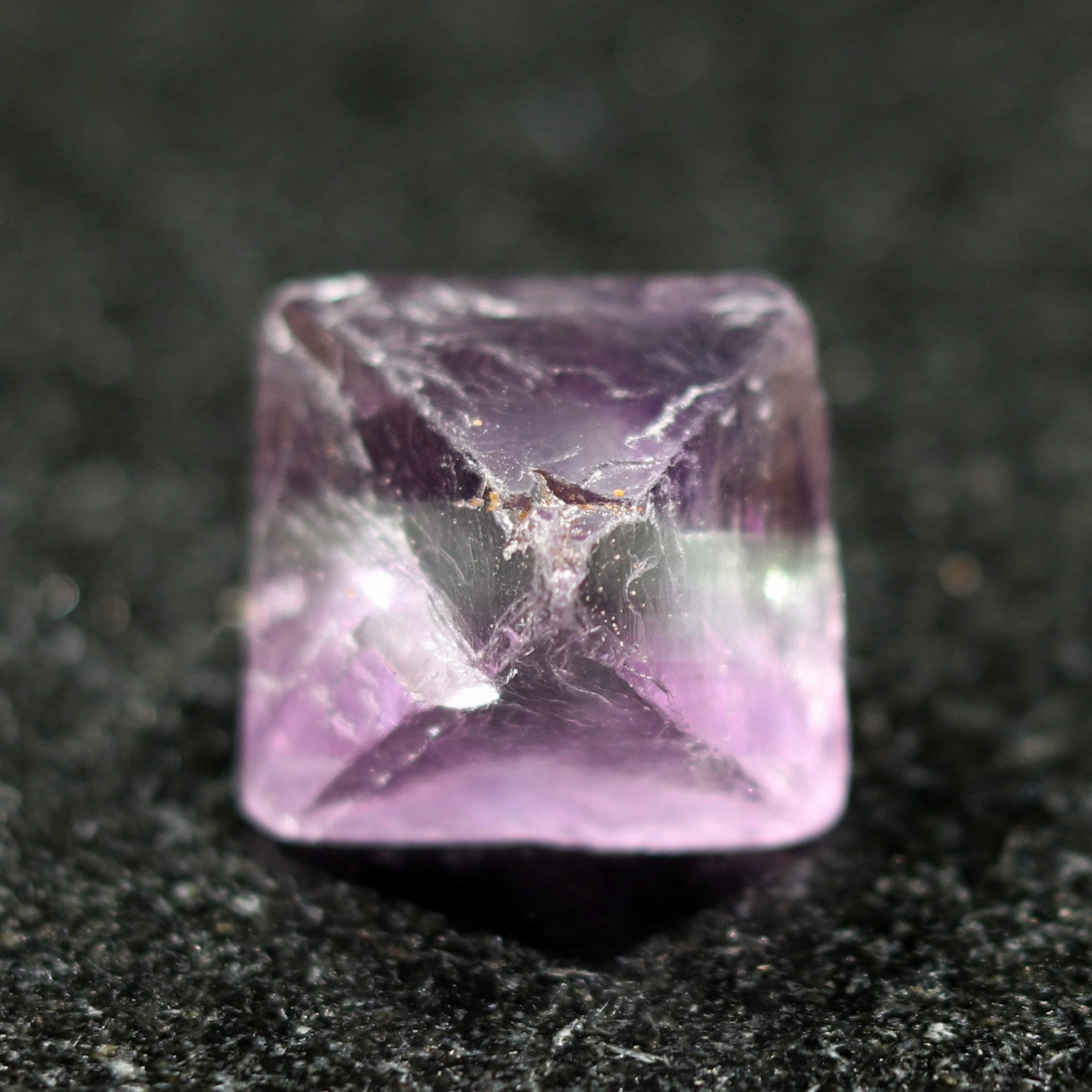 Fluorescent Mineral Specimen: Fluorite Octahedron (FLU63)