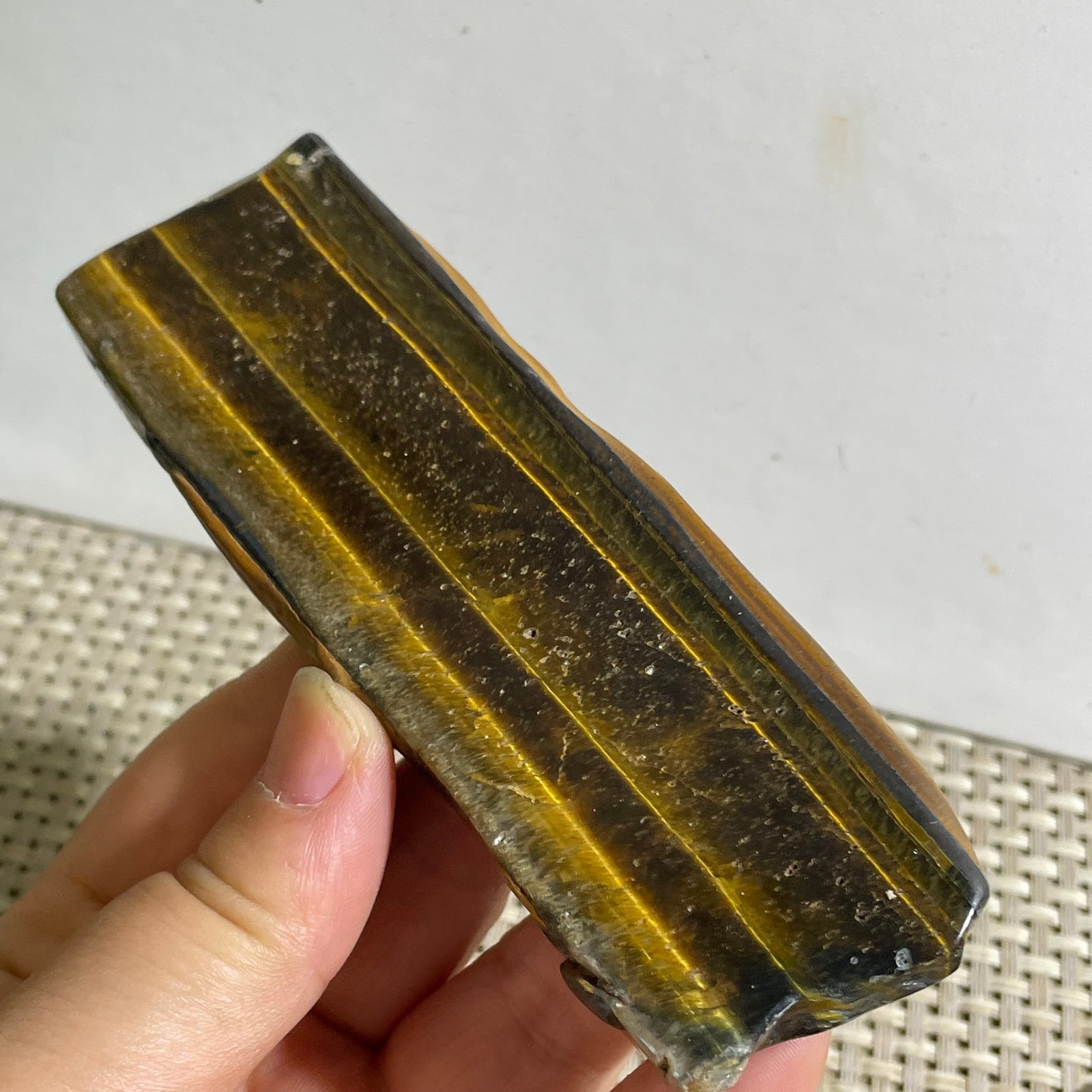 91g Natural tiger’s-eye Rough Raw Stone Rock Specimen Reiki healing