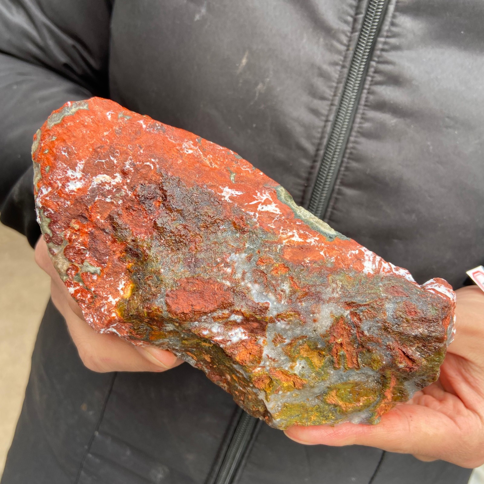 1.6lb Natural colourful ocean jasper raw stone crystal rough mineral specimen