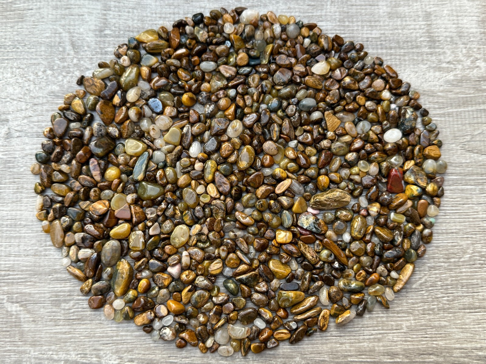 Grade A++ Pietersite Semi Tumbled Gemstone Chips 5-12mm, Wholesale Bulk Lot