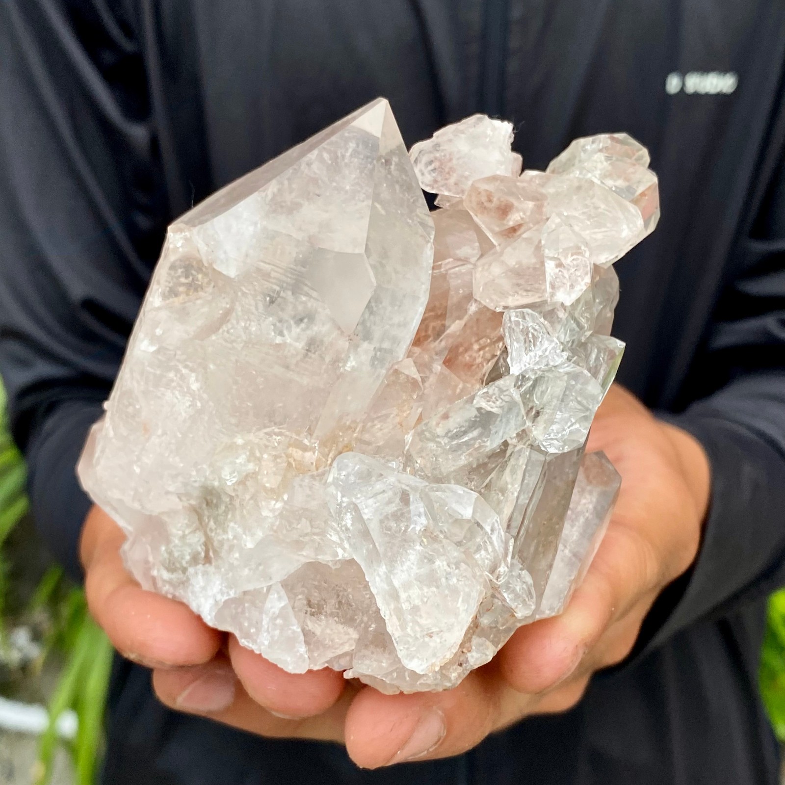 1.26LB A+++ Natural white Crystal Himalayan quartz cluster /mineralsls