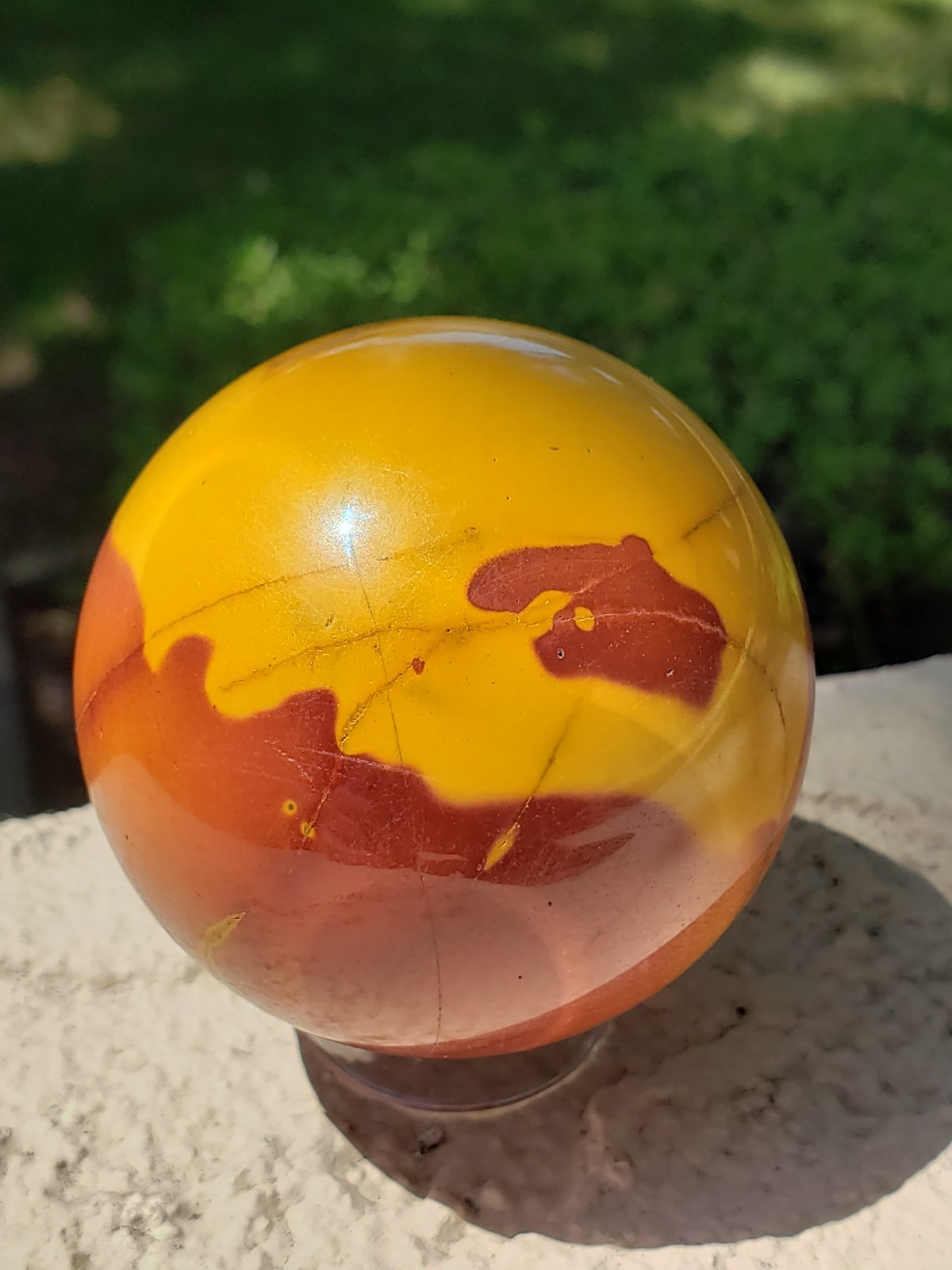 2.5″ Mookaite Jasper Crystal Sphere Ball Orb, 341g or 12 oz