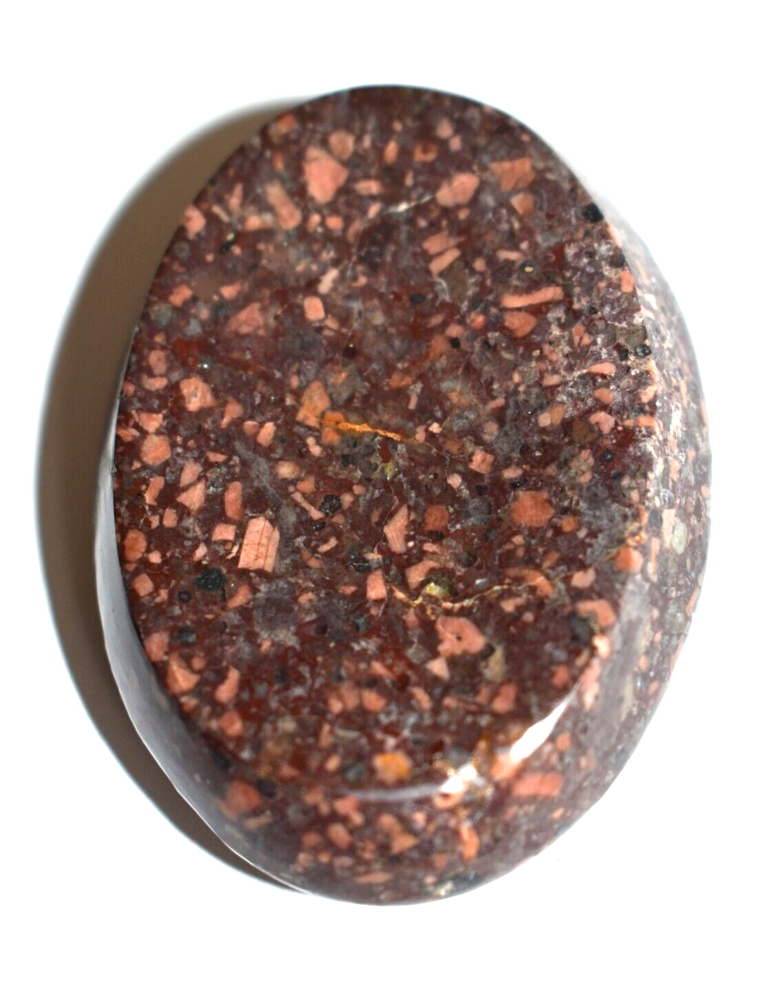 Rhyolite Volcanic Stone Pink Red Brown North Carolina Hand Carved and Polished