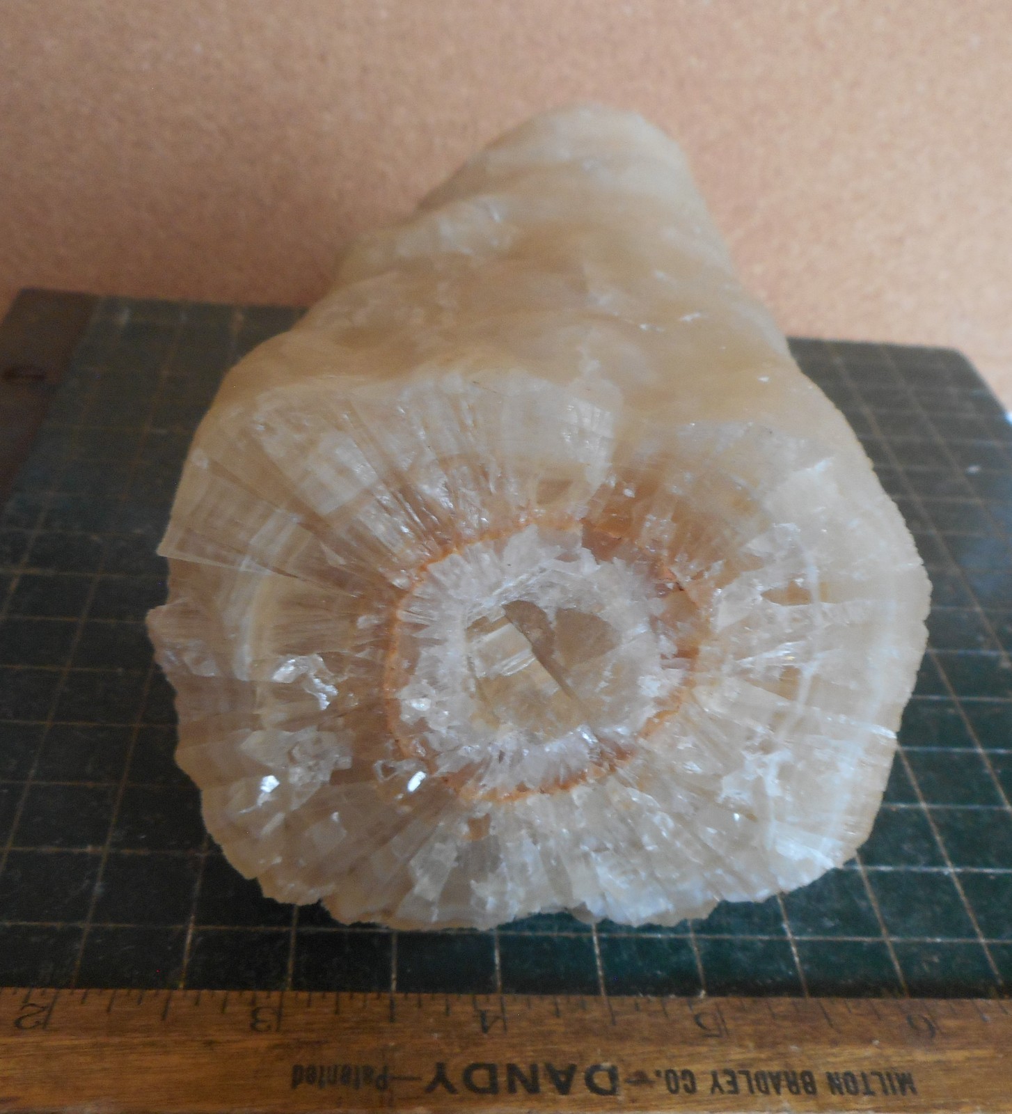Stalactite, Calcite, Natural Crystal Specimen, 7.0″ long, 3.2″ diameter. 3.6 Lbs